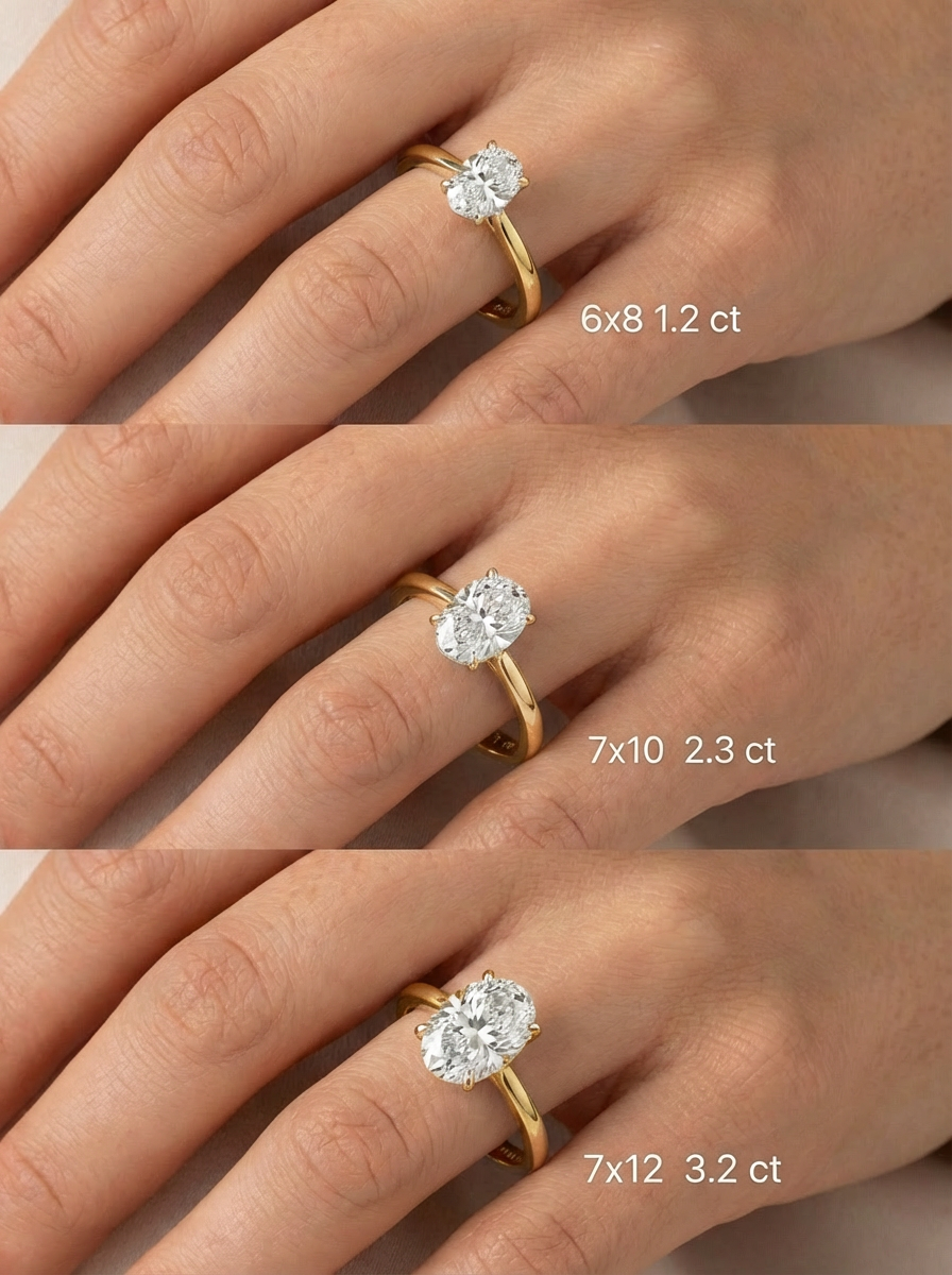 3.2CT | Oval Kesim Yüzük