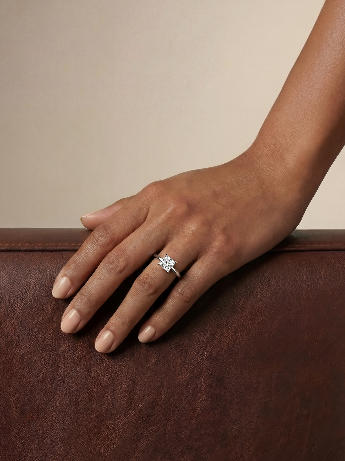 Princess Cut Solitaire Ring