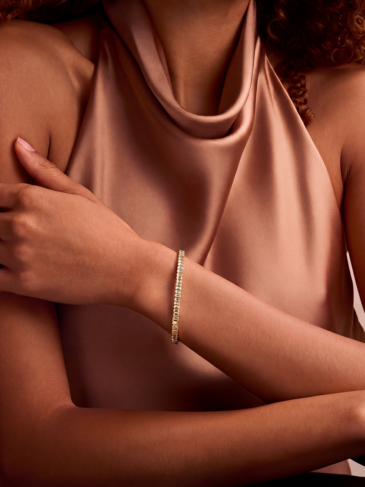 Baguette Cut Tennis Bracelet