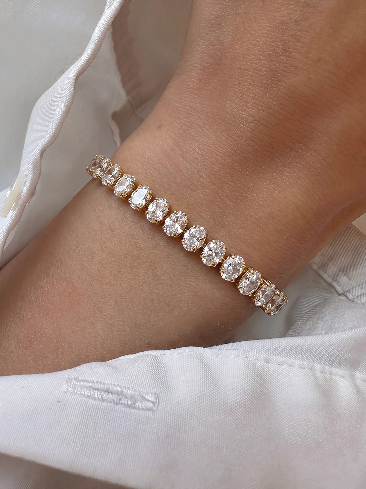 6MM | Oval Cut Tennis Bracelet
