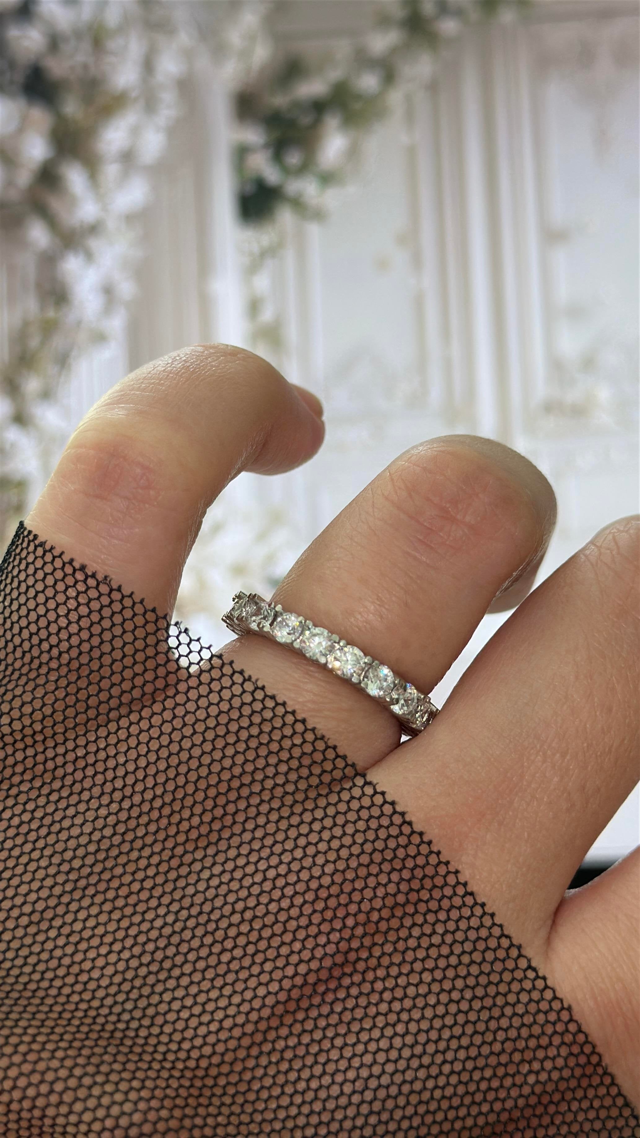 3MM 0.10 CT Full Eternity Ring