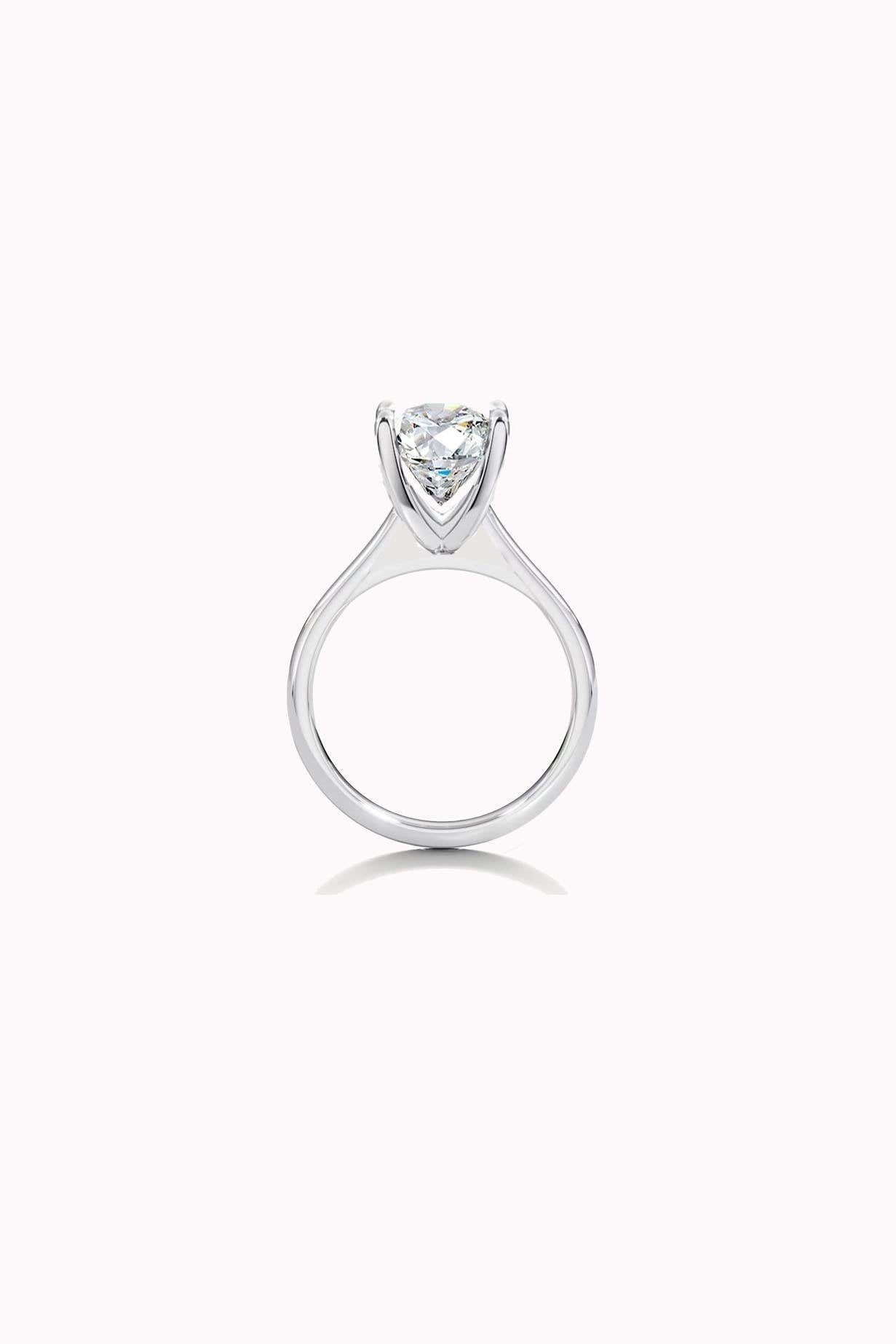 9MM 2.75CT Solitaire Ring