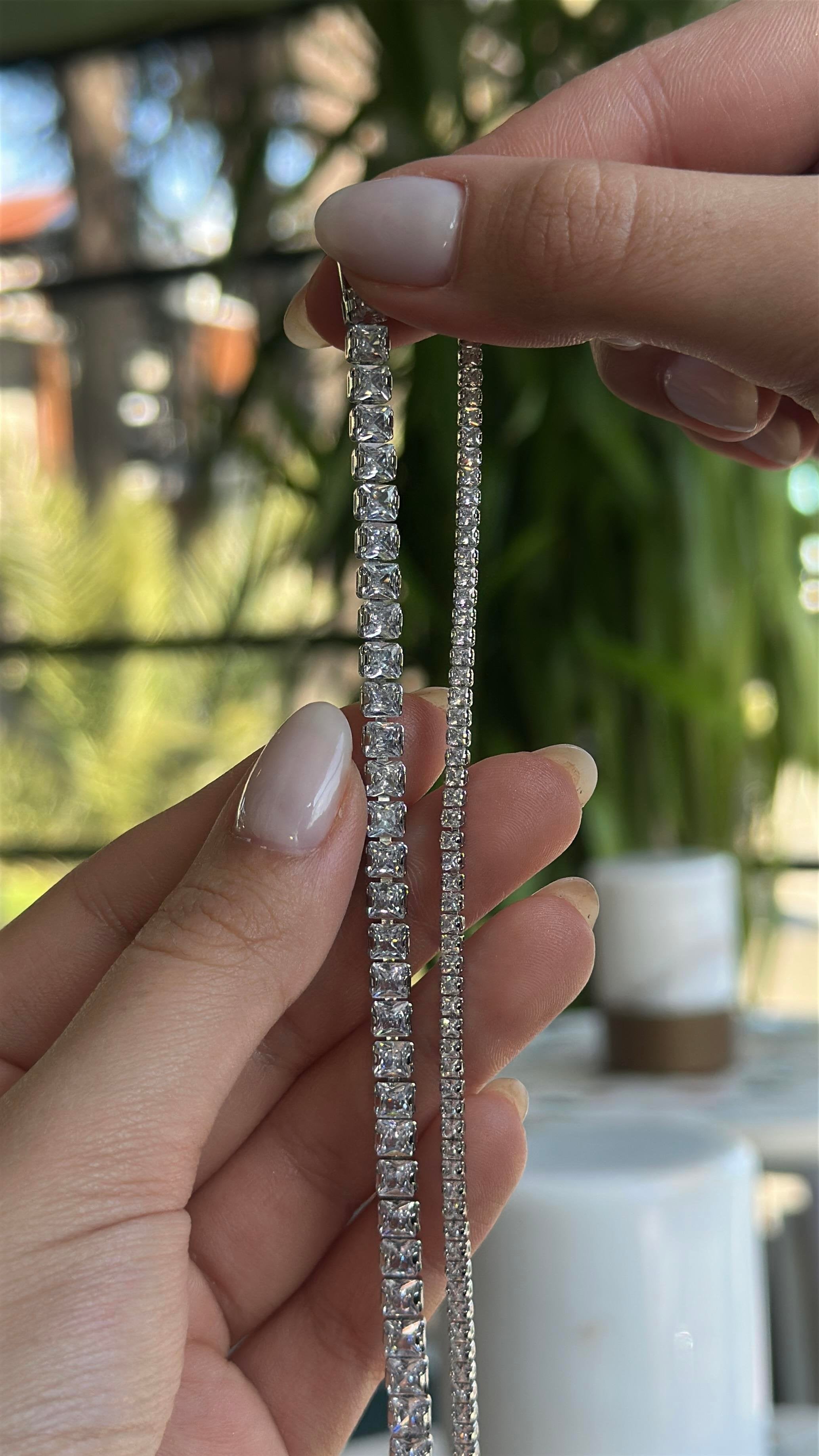 4MM | Princess Cut Tennis Bracelet