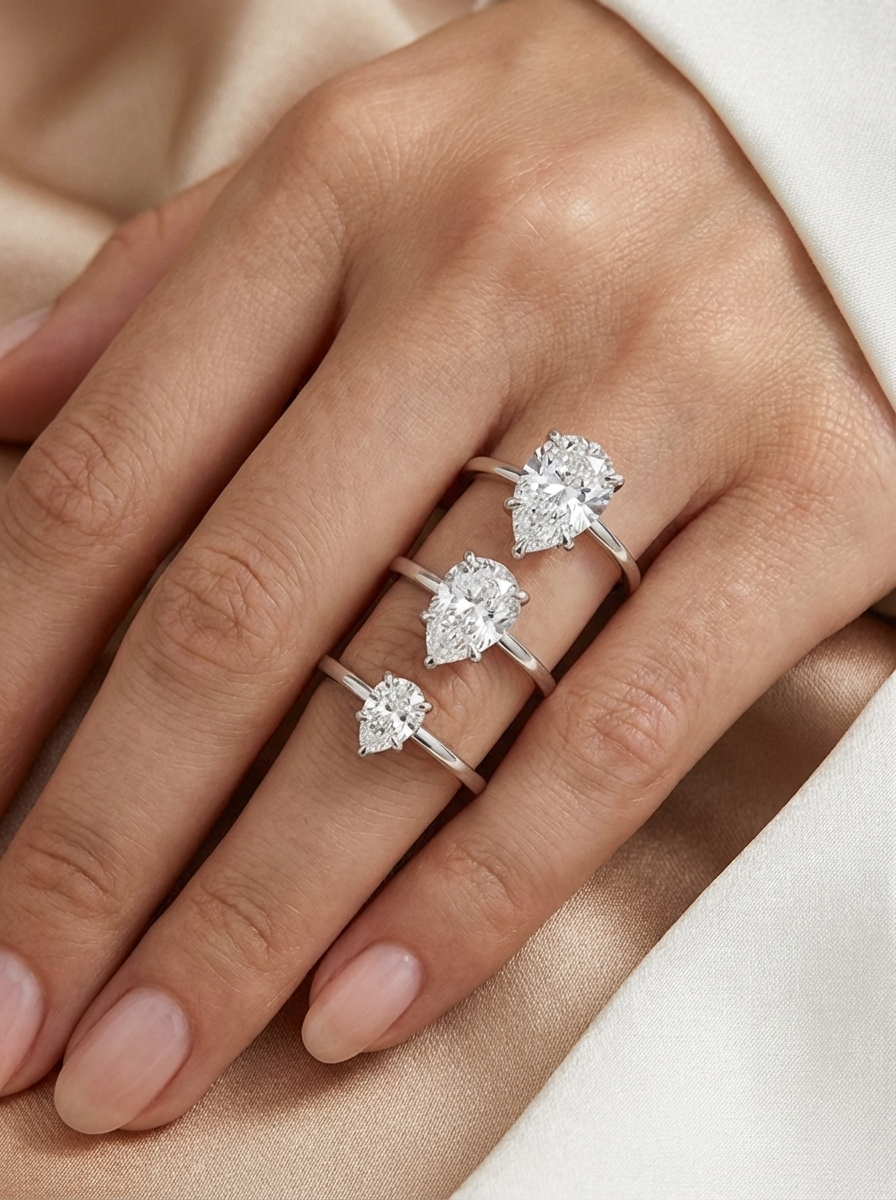 2.0CT | Pear Cut Ring