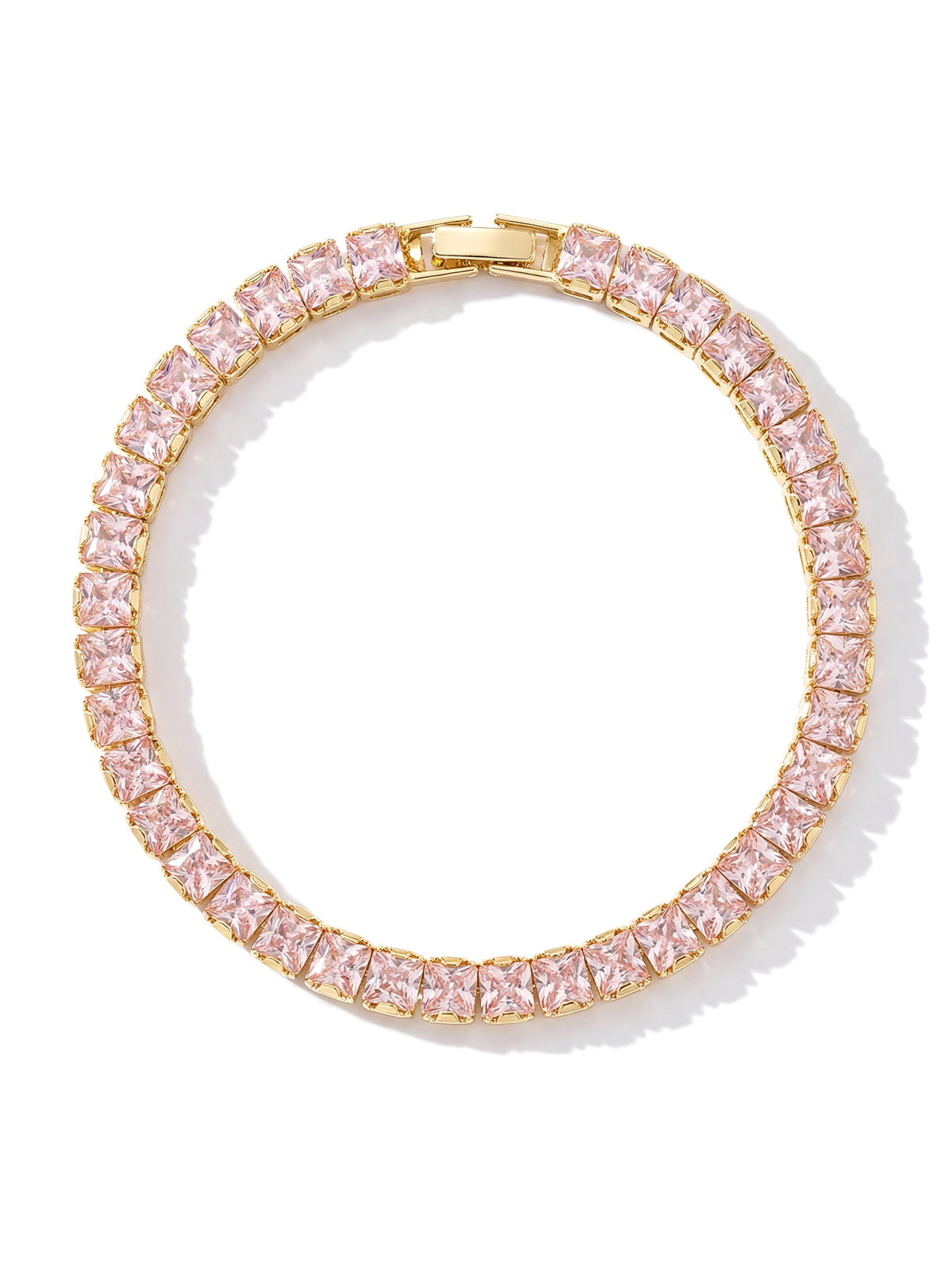 4MM | Princess Cut Tennis Bracelet