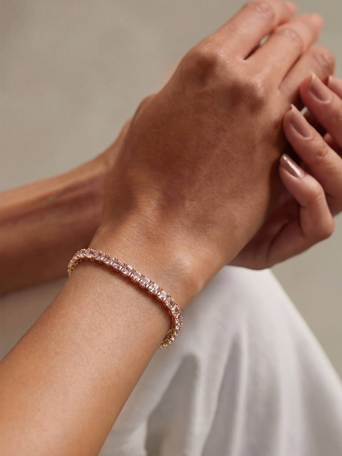 4MM | Princess Cut Tennis Bracelet