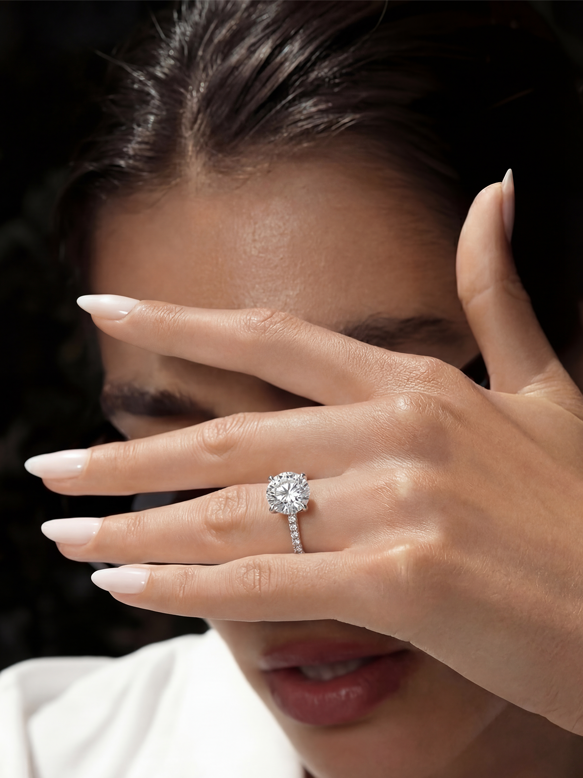 2.0CT | 4 Prong Setting Stone-Set Solitaire Ring