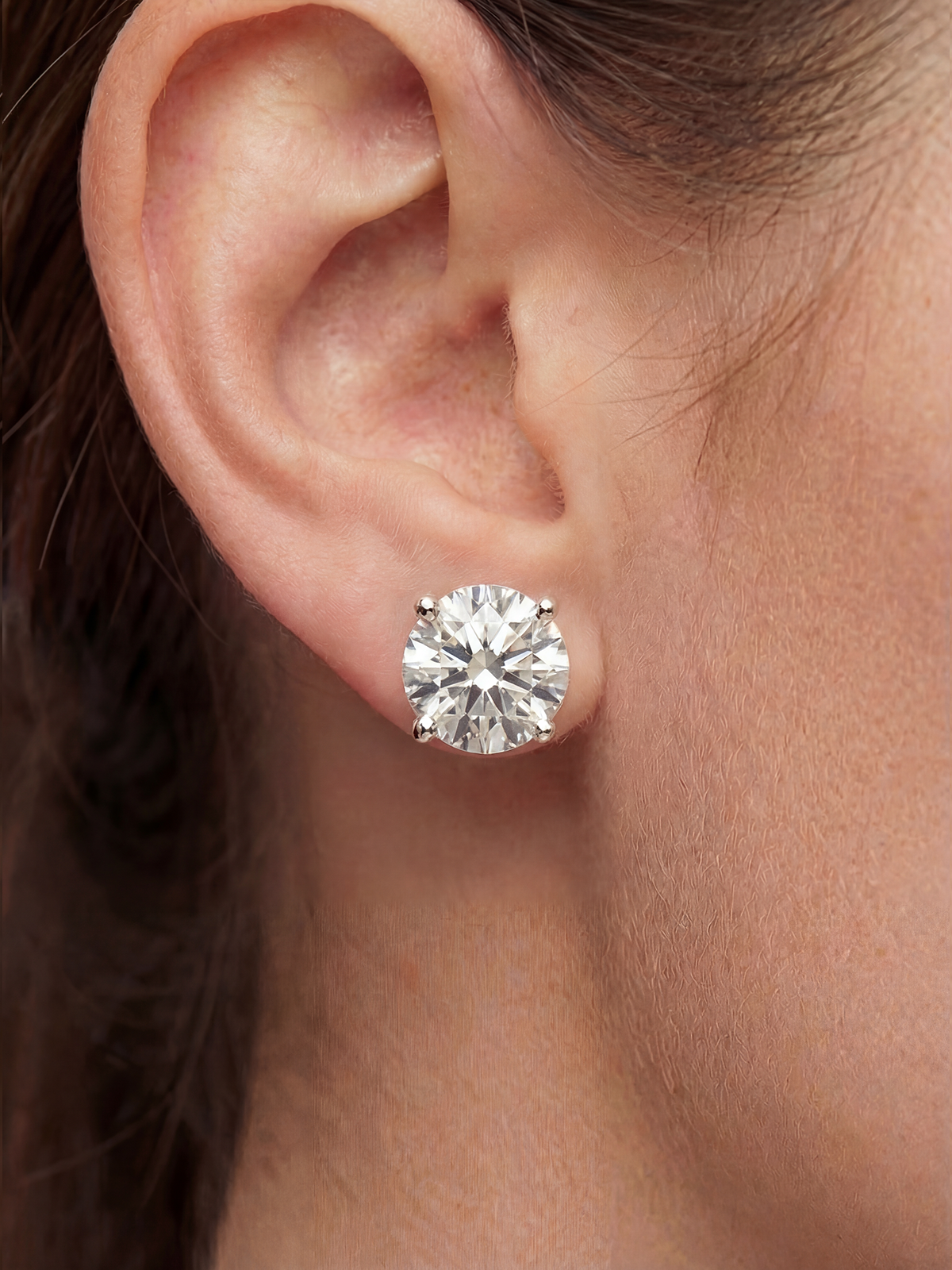10MM | Round Cut Earrings