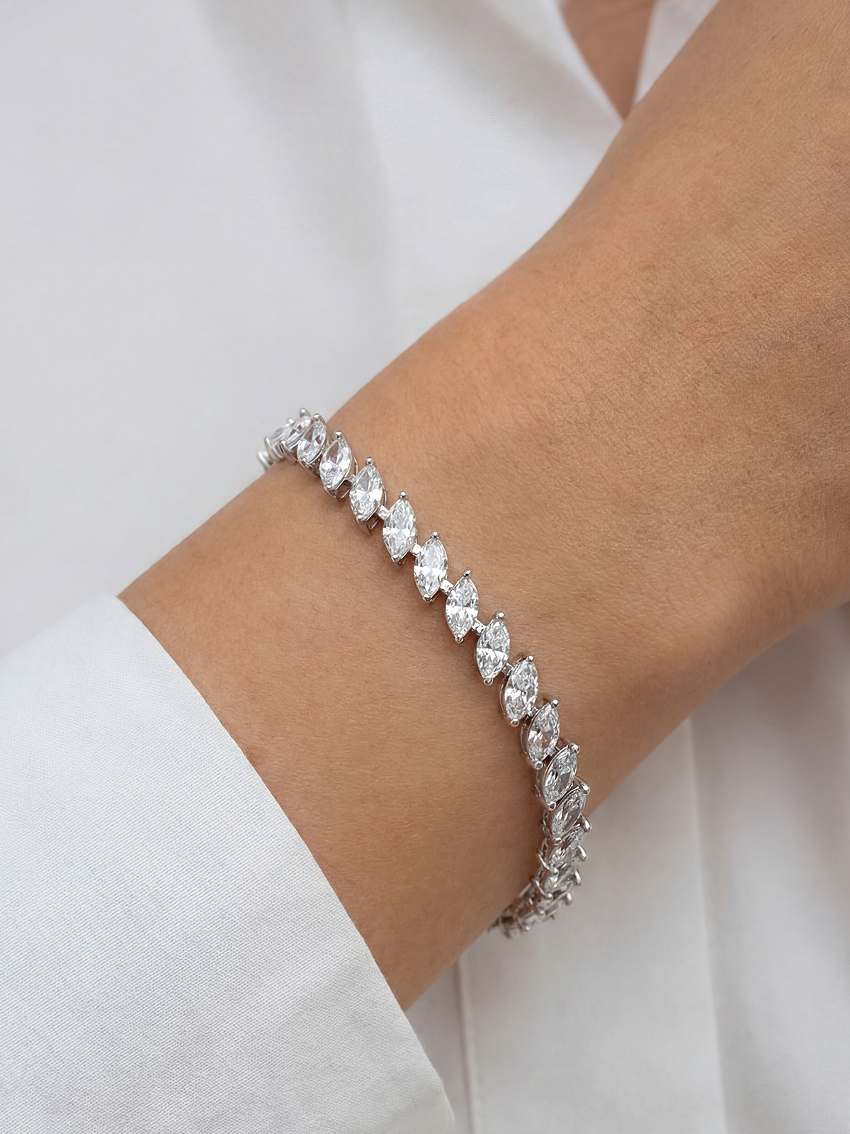 Vessa Marquise Cut Tennis Bracelet