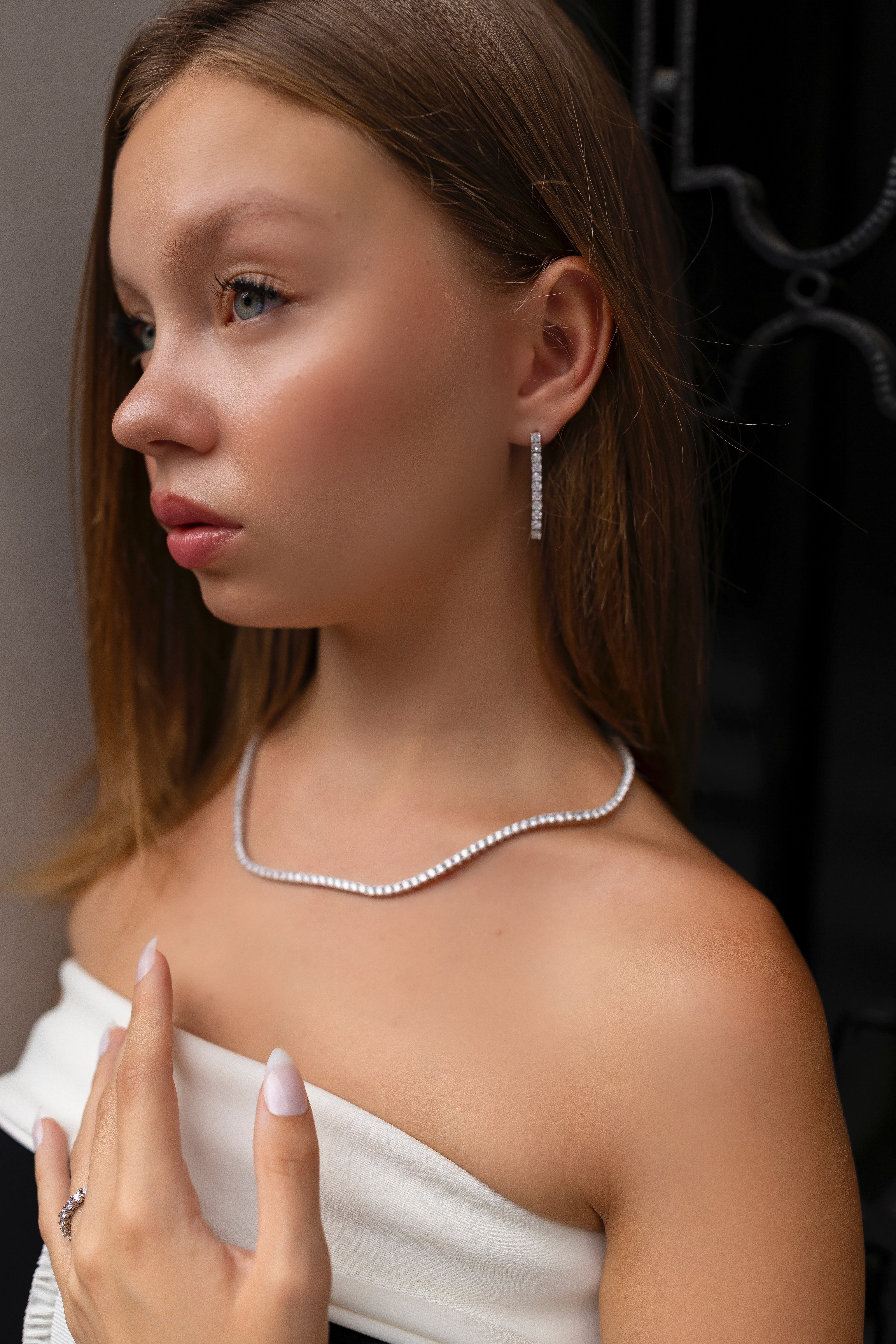 3MM | Cast Tennis Necklace
