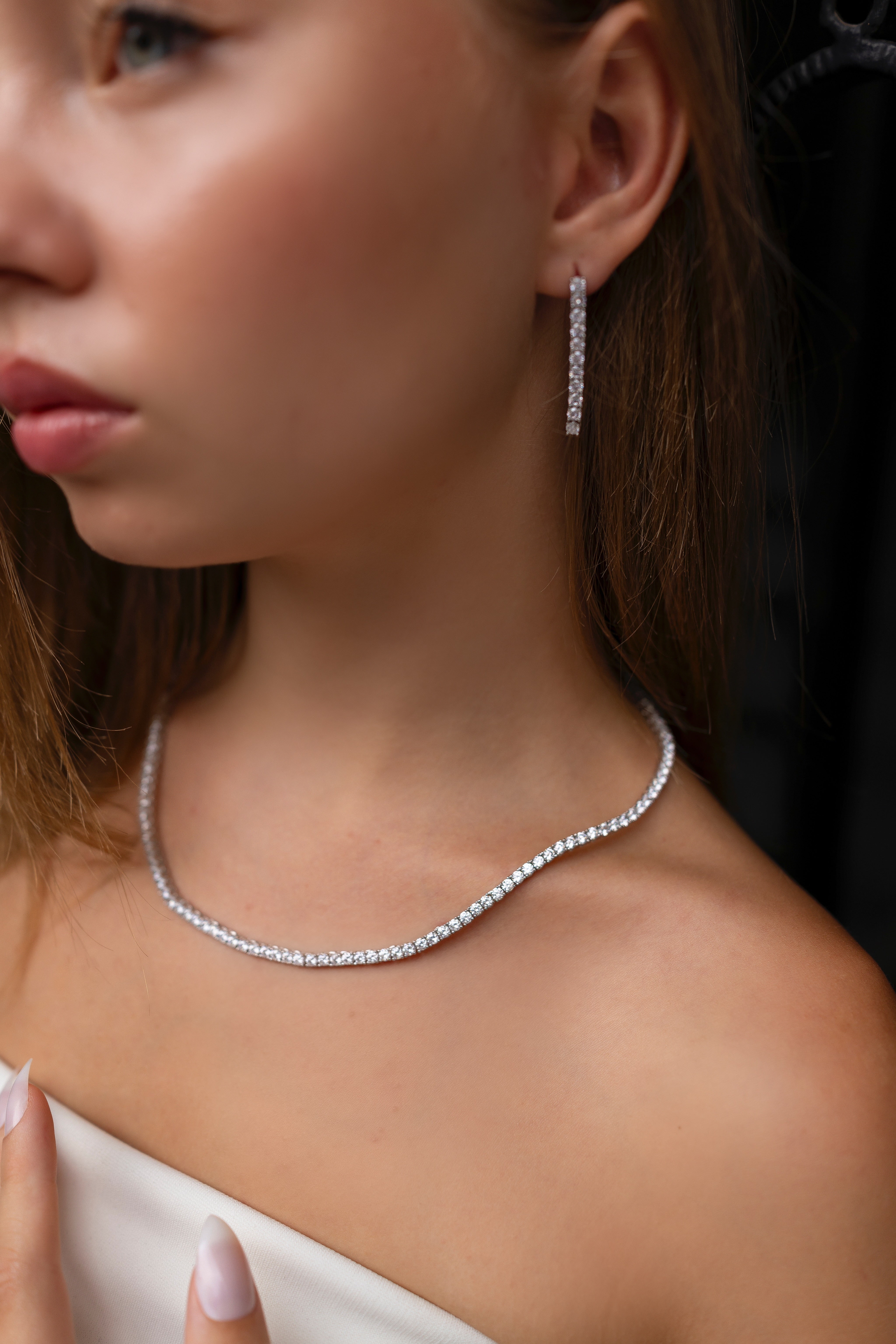 3MM | Cast Tennis Necklace