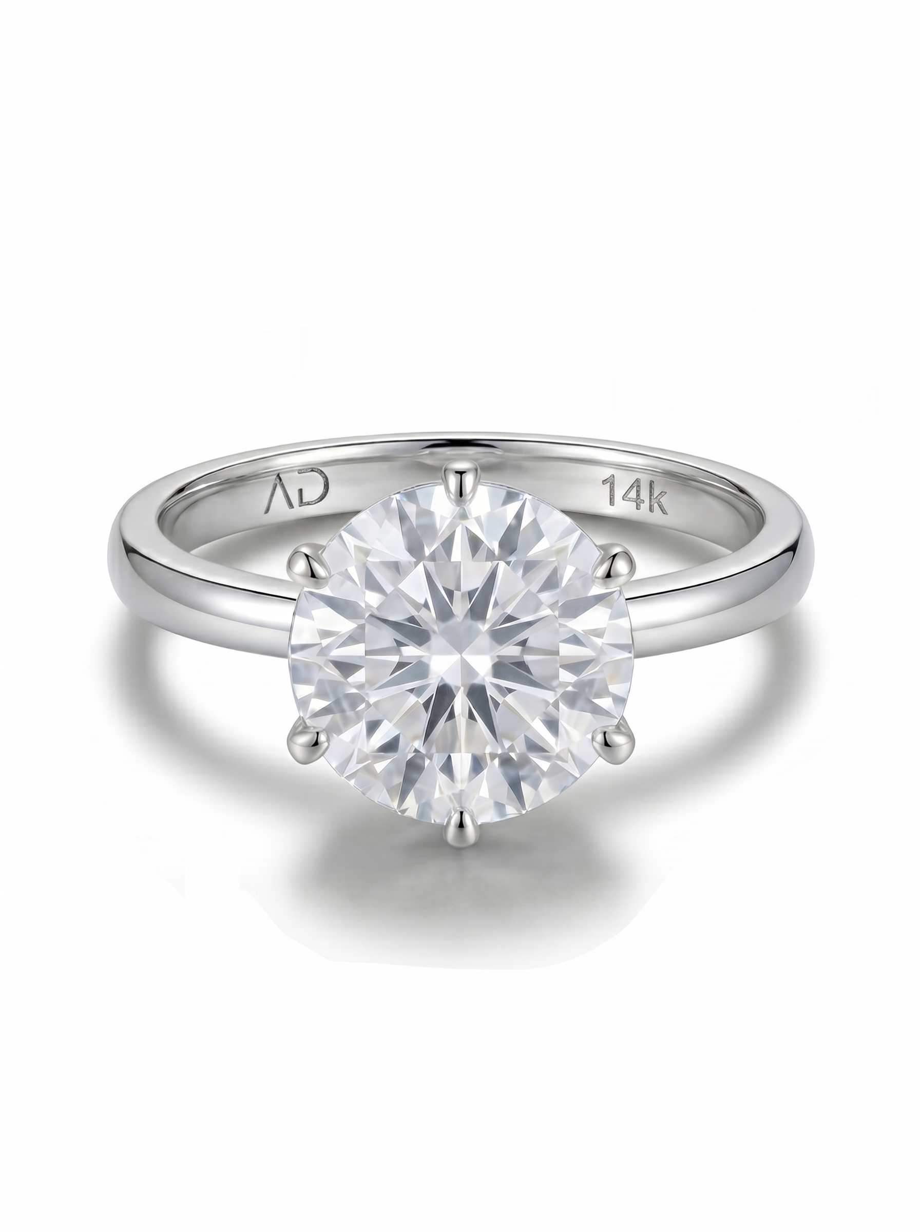 4.0CT | 6 Prong Solitaire Ring