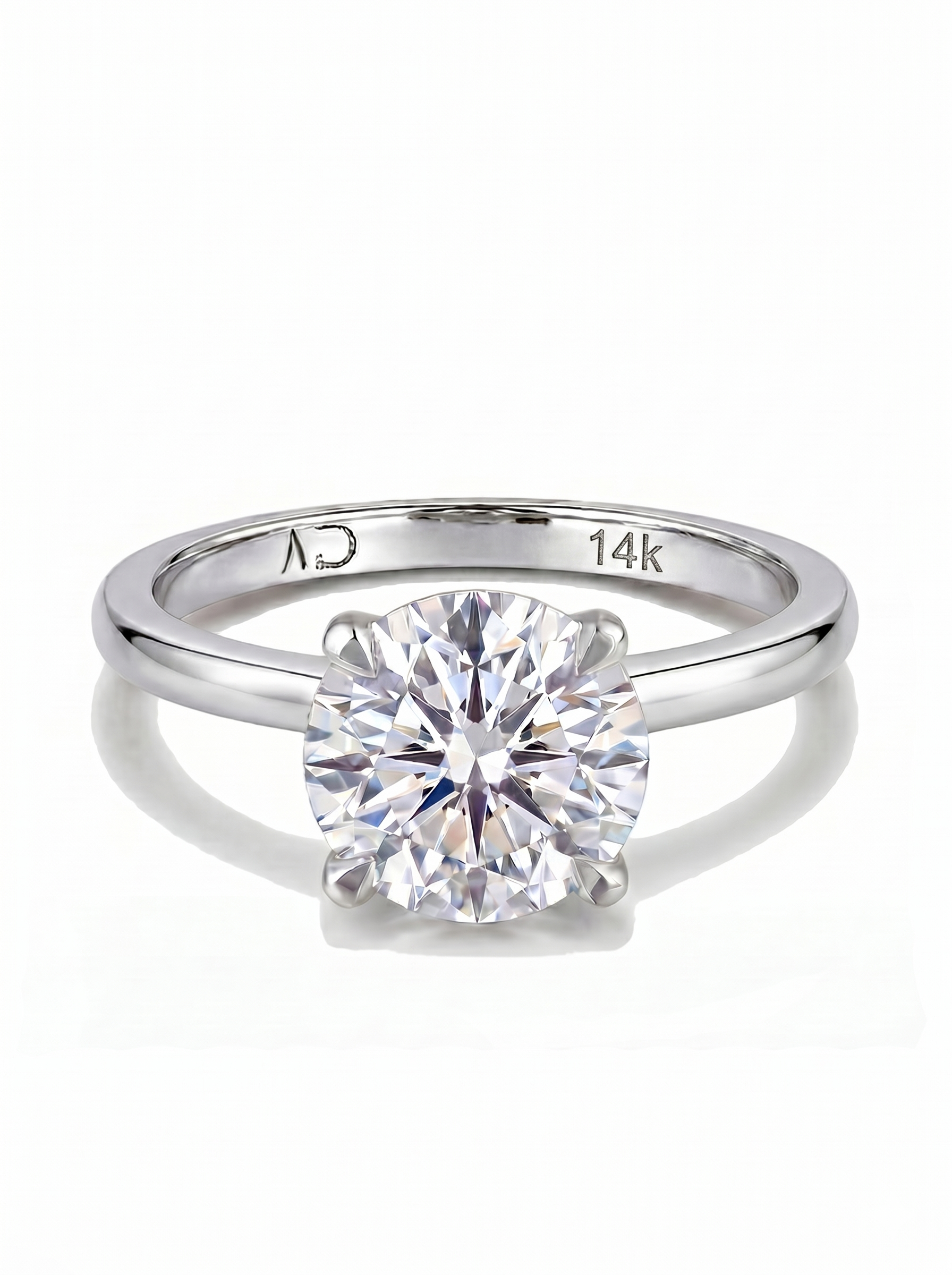 4.0CT | 4 Prong Solitaire Ring
