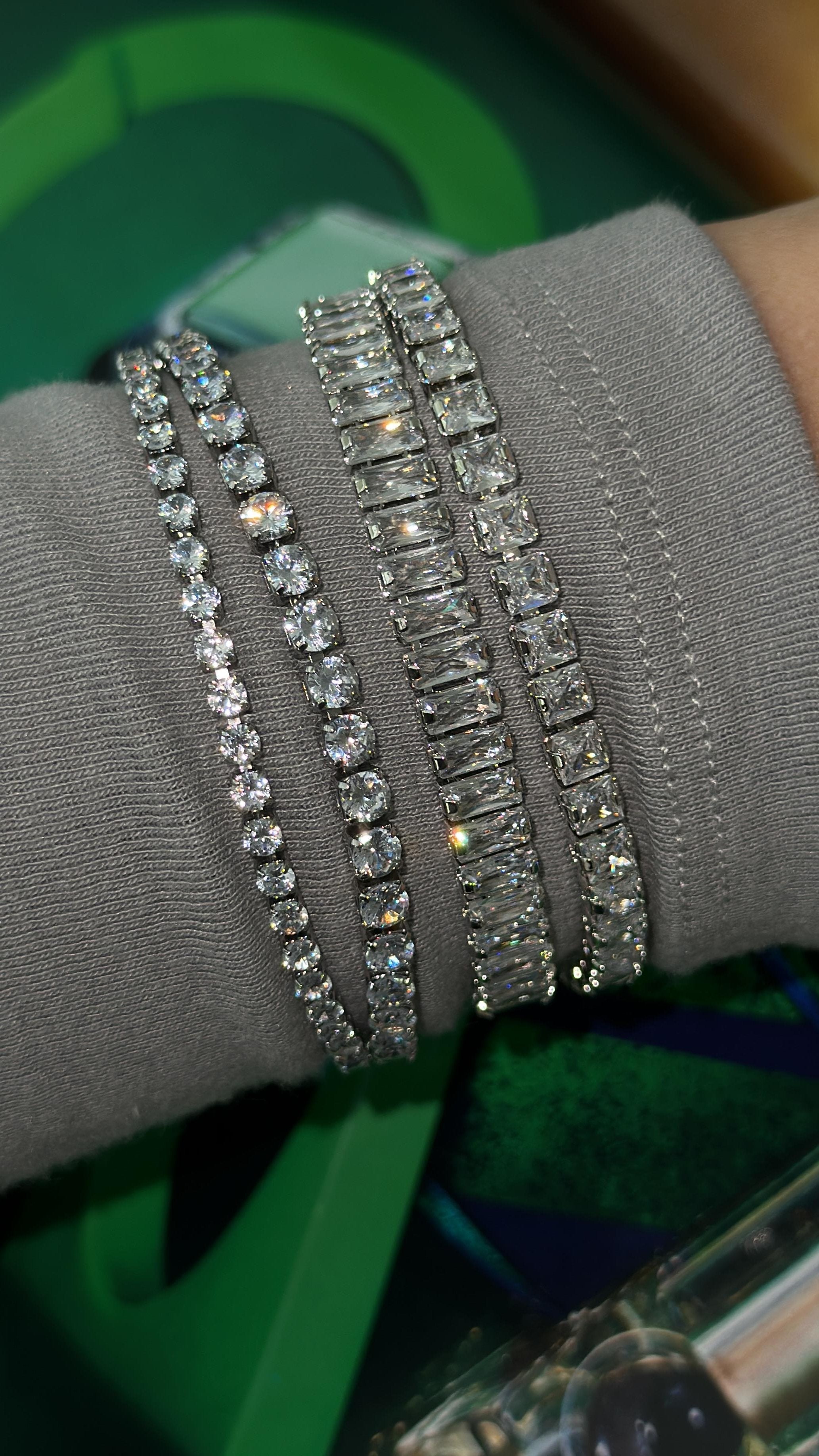 4MM | Princess Cut Tennis Bracelet