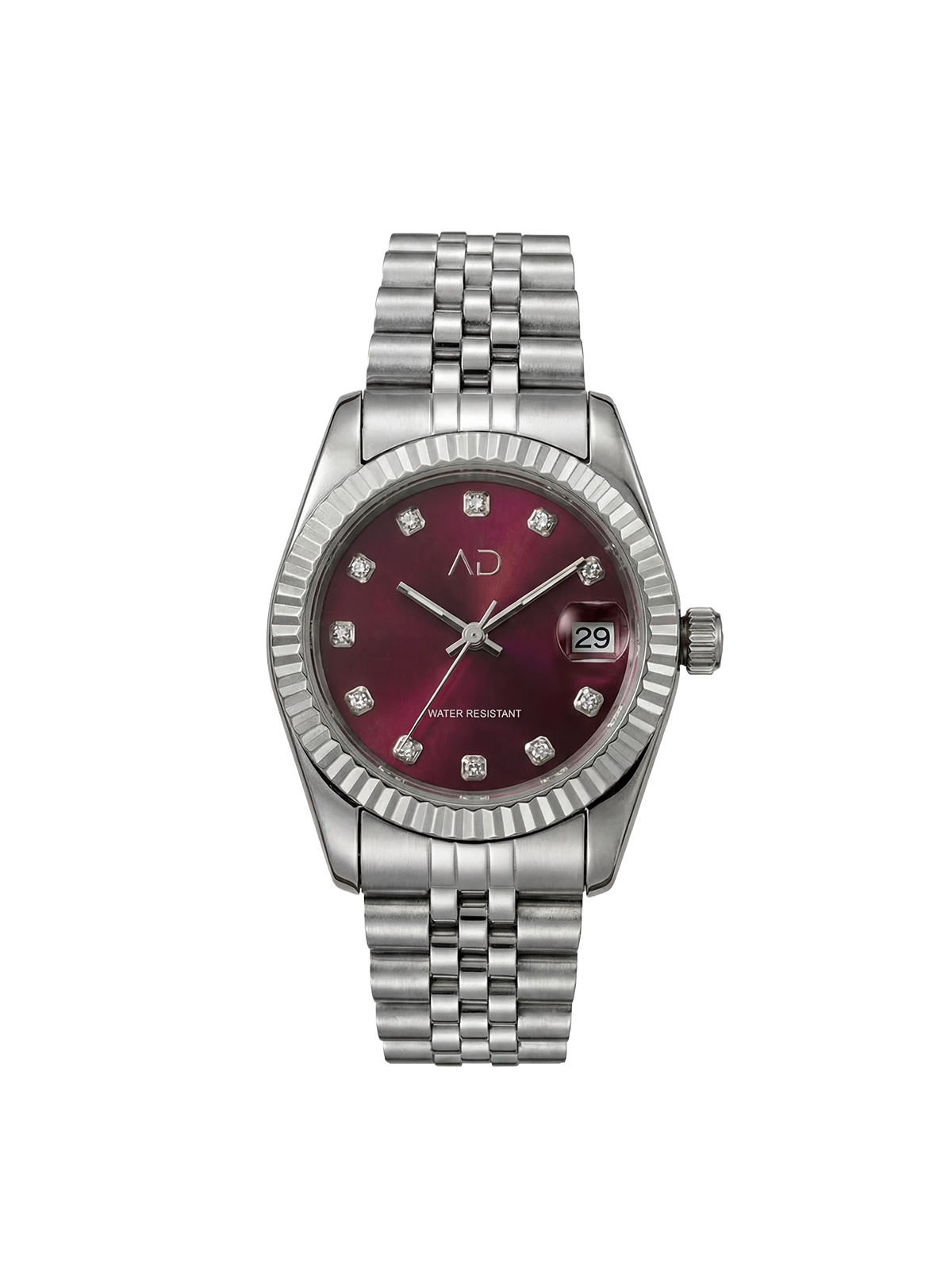 Cherry Wine Stones Watch