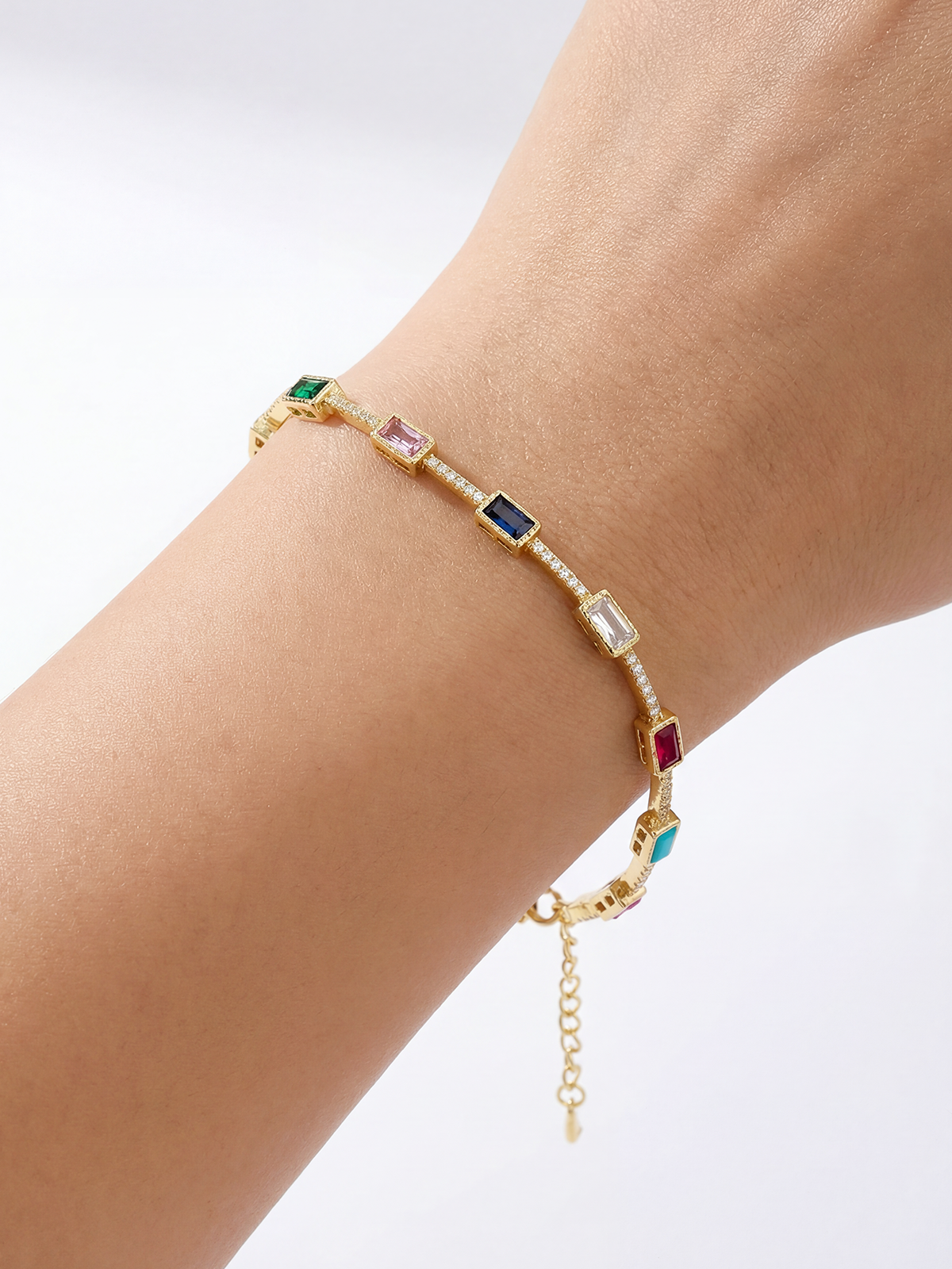 4MM | Princess Cut Tennis Bracelet
