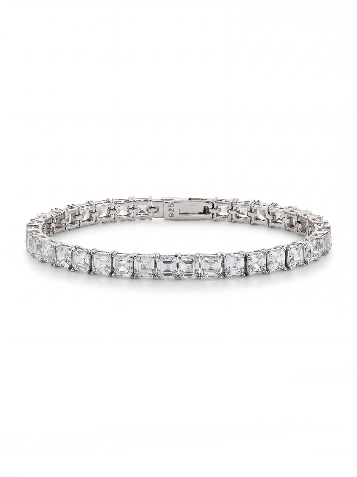 4MM | Emerald Cut Tennis Bracelet