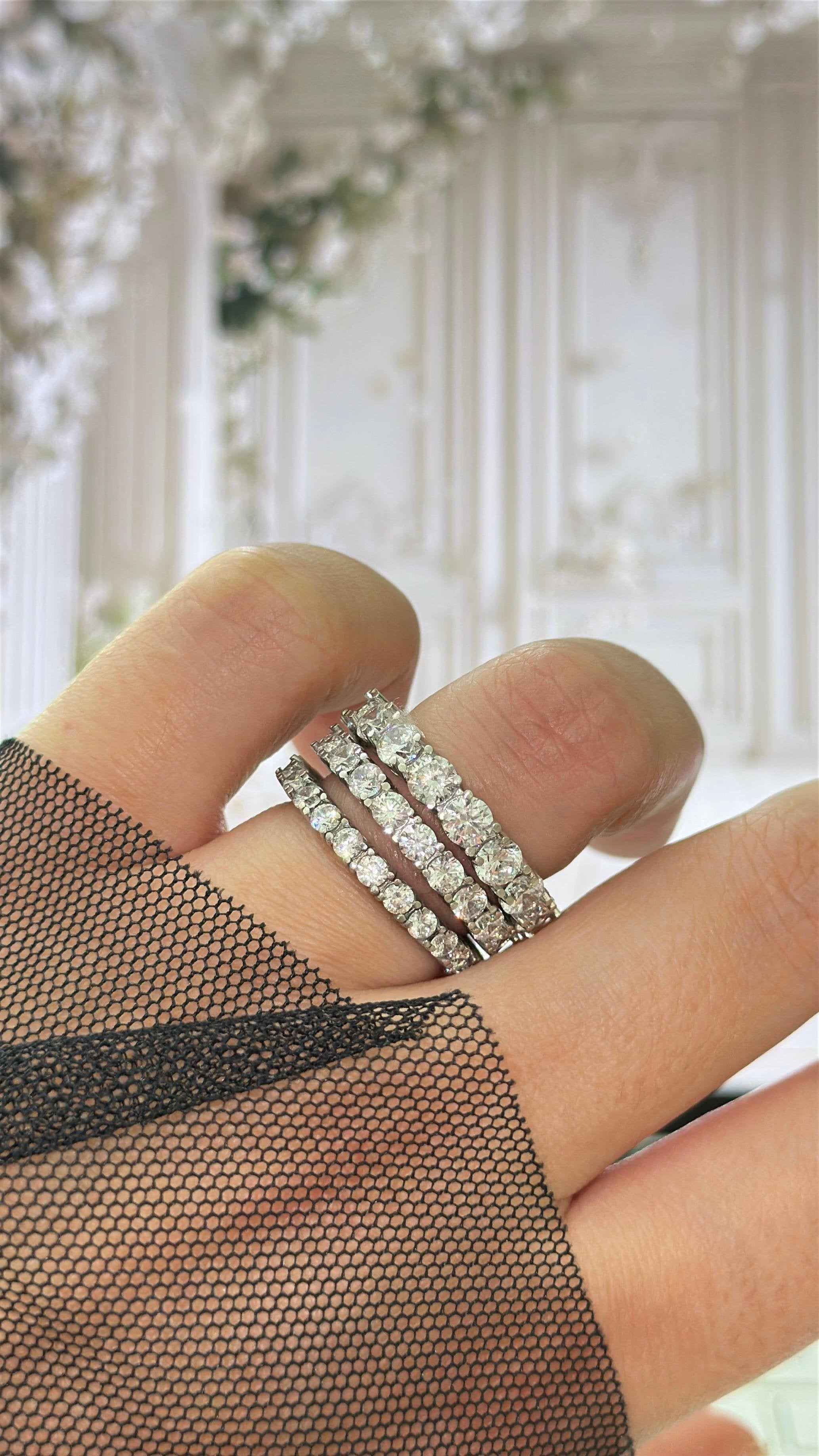 3MM 0.10 CT Full Eternity Ring