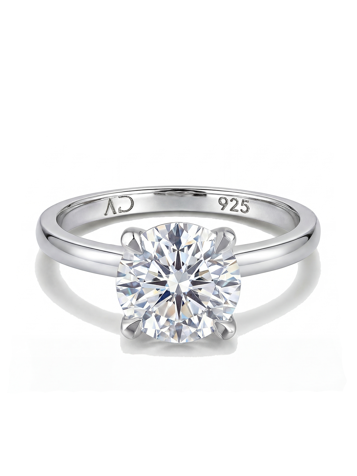 3.0CT | 4 Prong Solitaire Ring