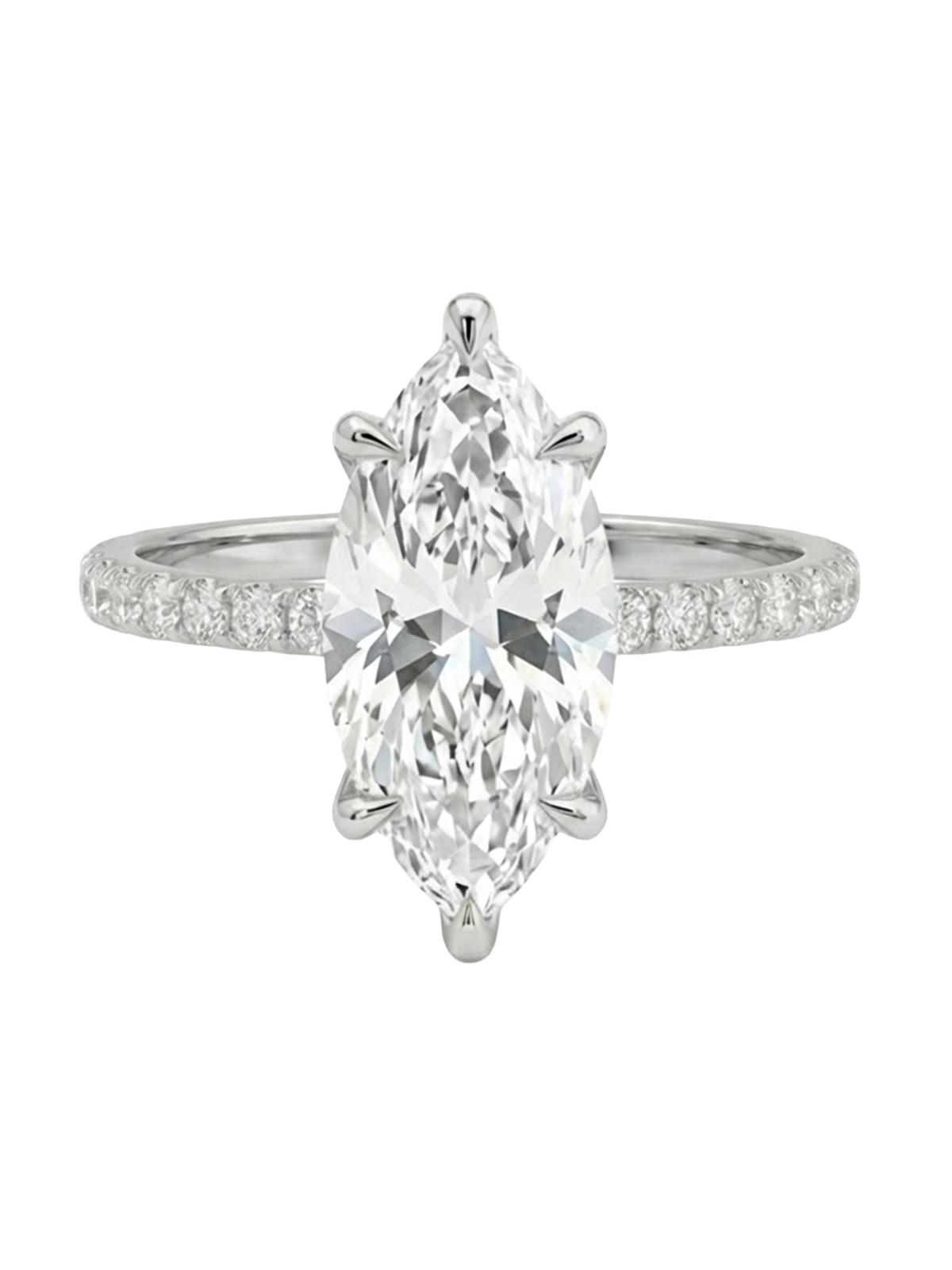 2.2CT | Marquise Cut Style Stone-Set Ring