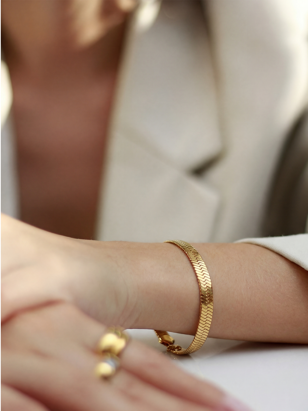 Thick Italian Chain Bracelet