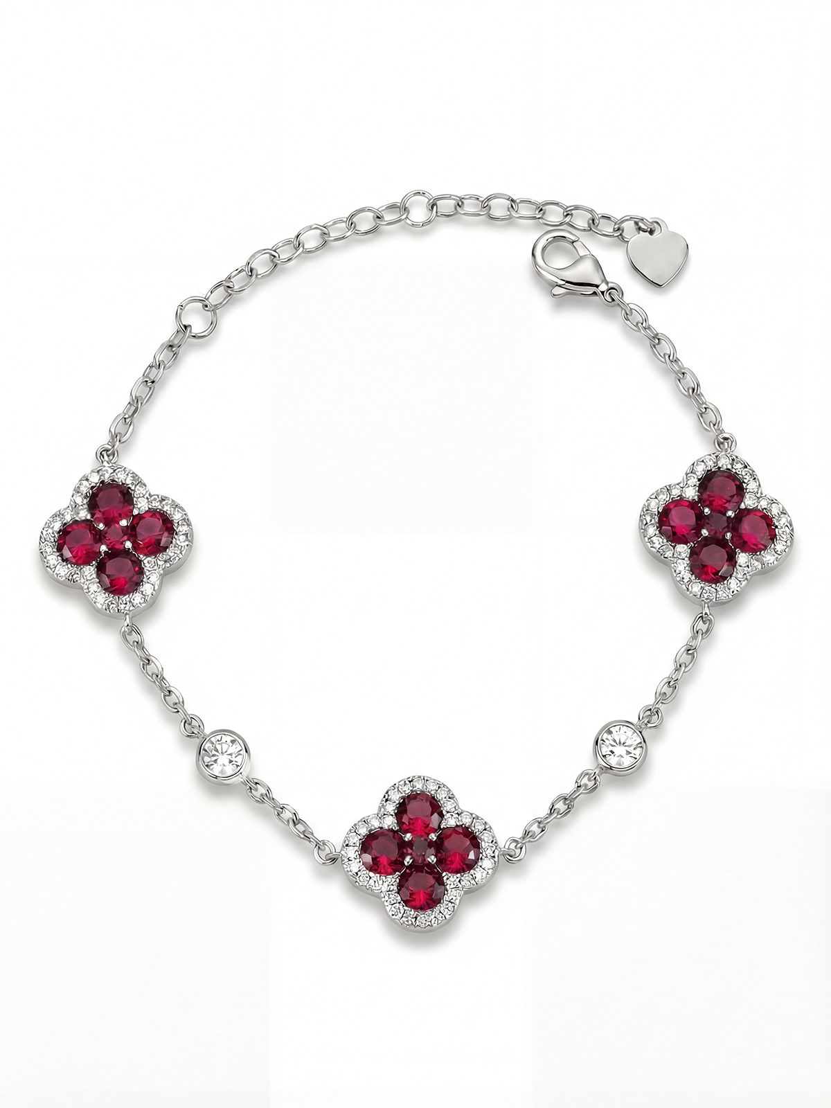 Isolde Fuchsia Stone Bracelet