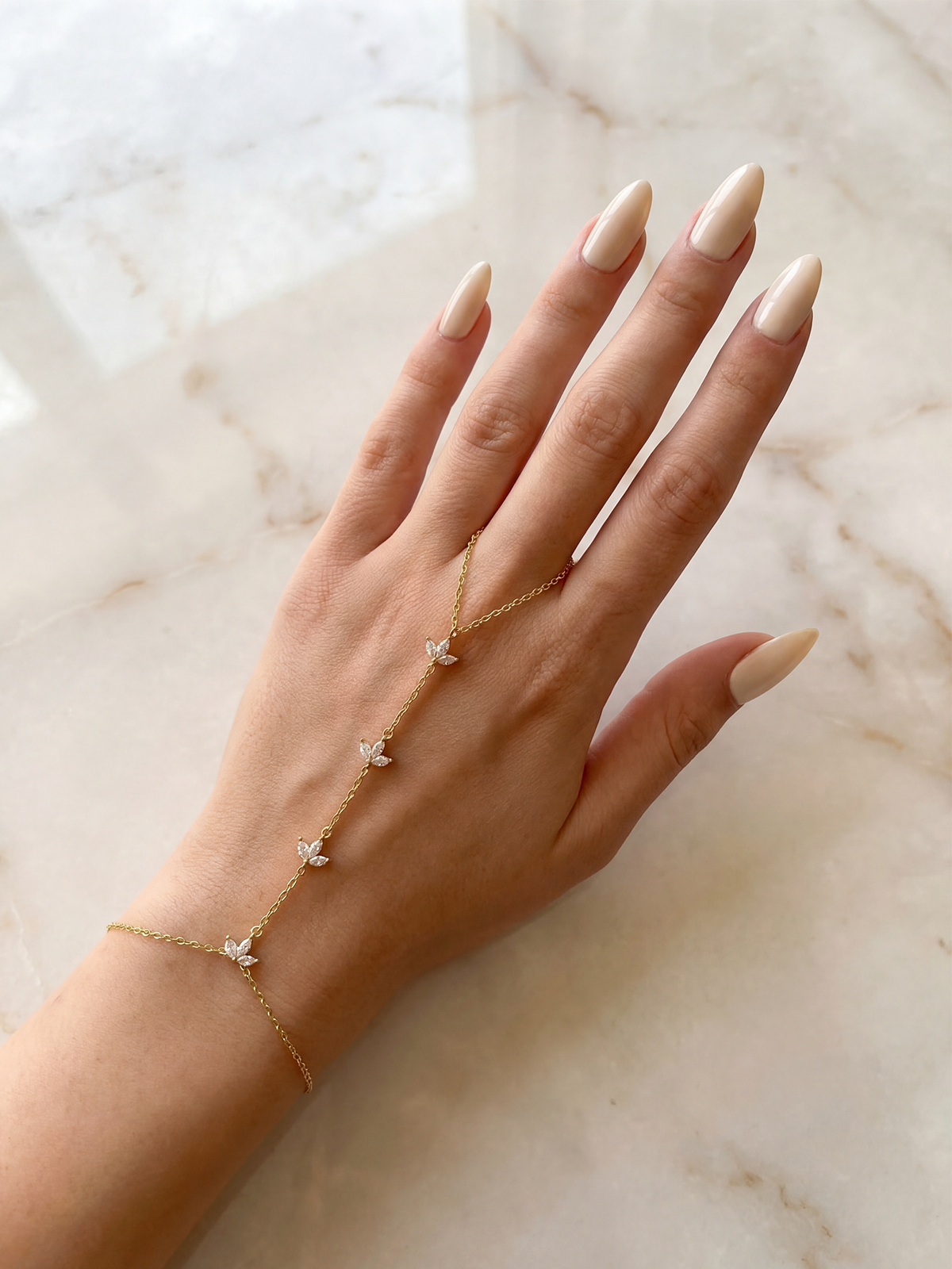 Eternelle Hand Chain Bracelet