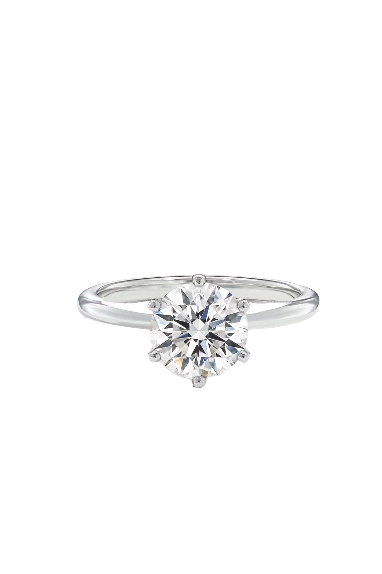 9MM 2.75CT Hexagon Solitaire Ring