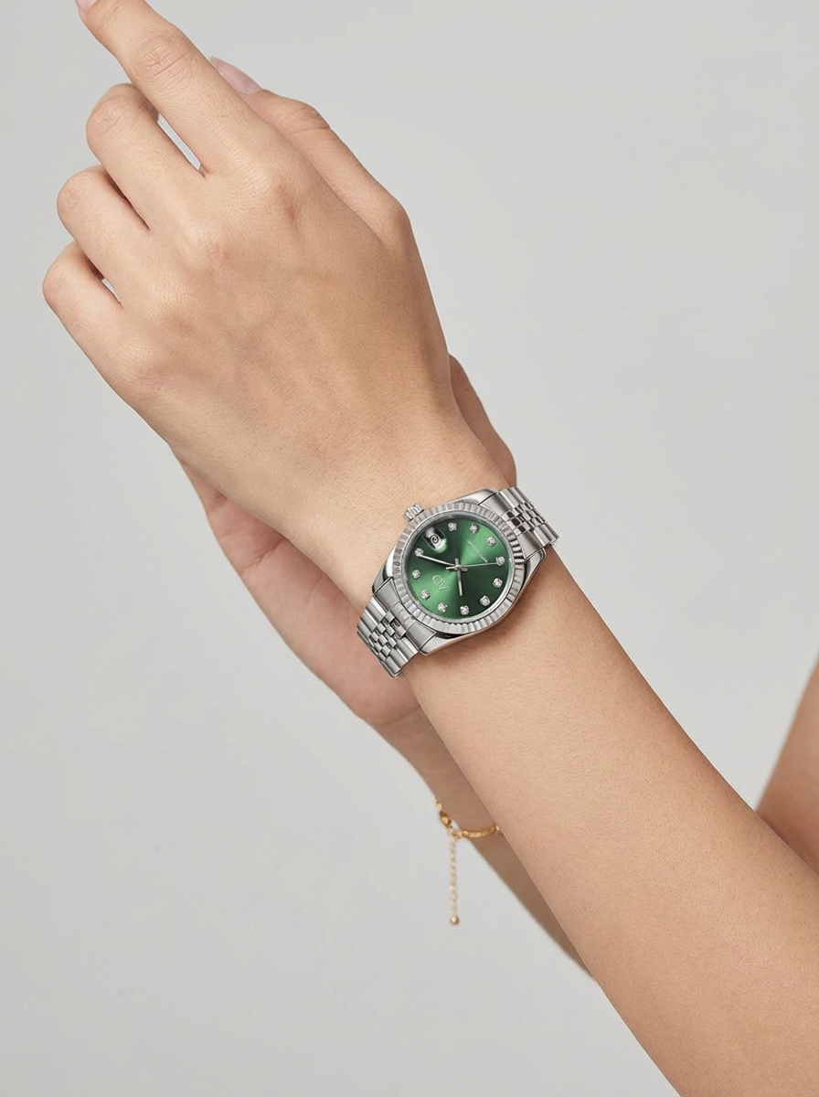 Green Stones Watch