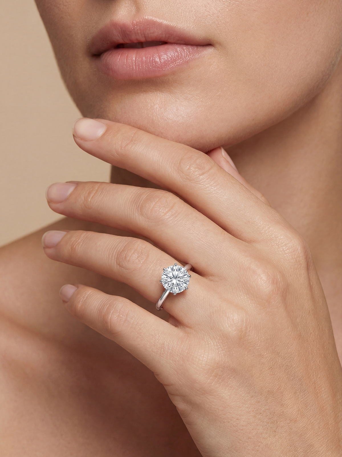 3.0CT | 6 Prong Solitaire Ring