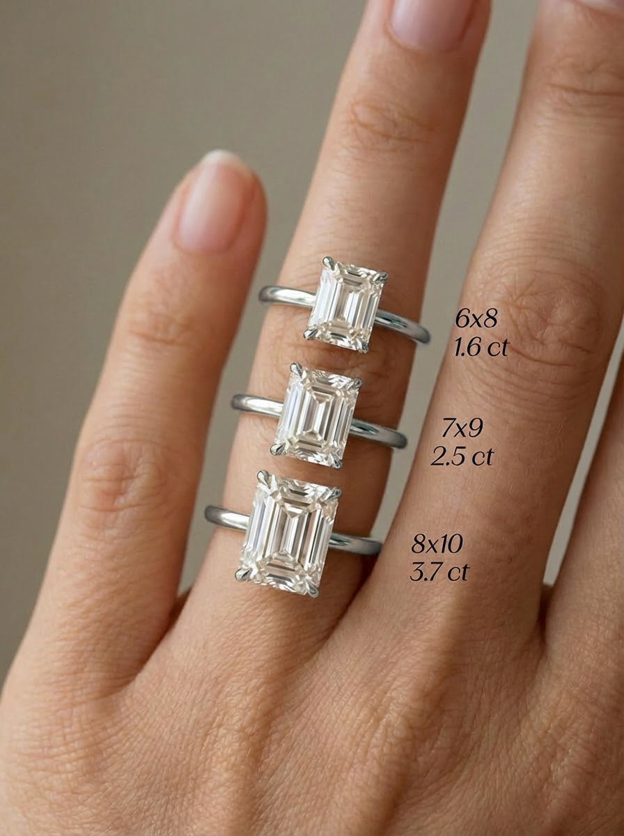 3.7CT | Emerald Cut Ring