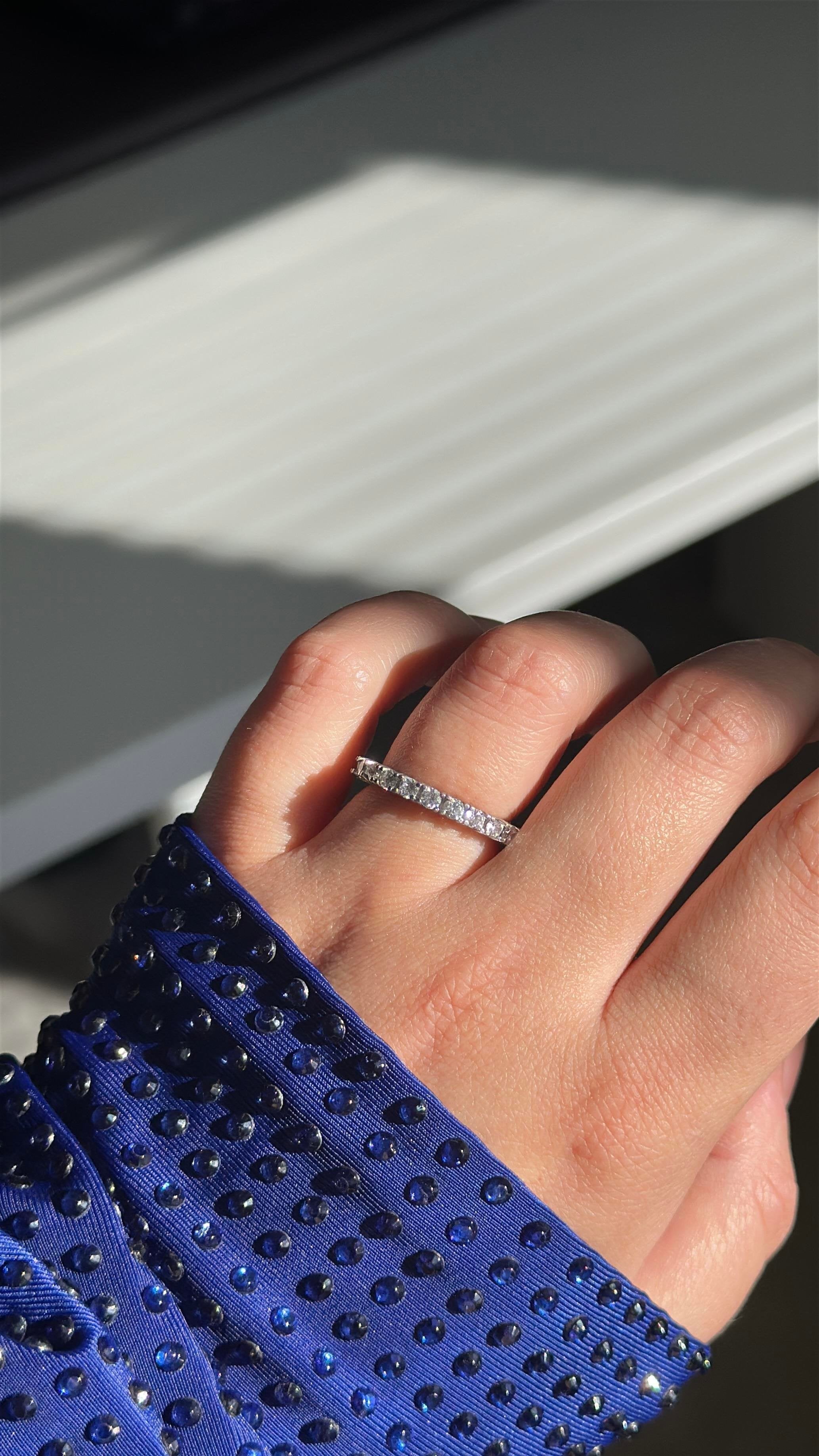 2.5MM 0.06 CT Full Eternity Ring