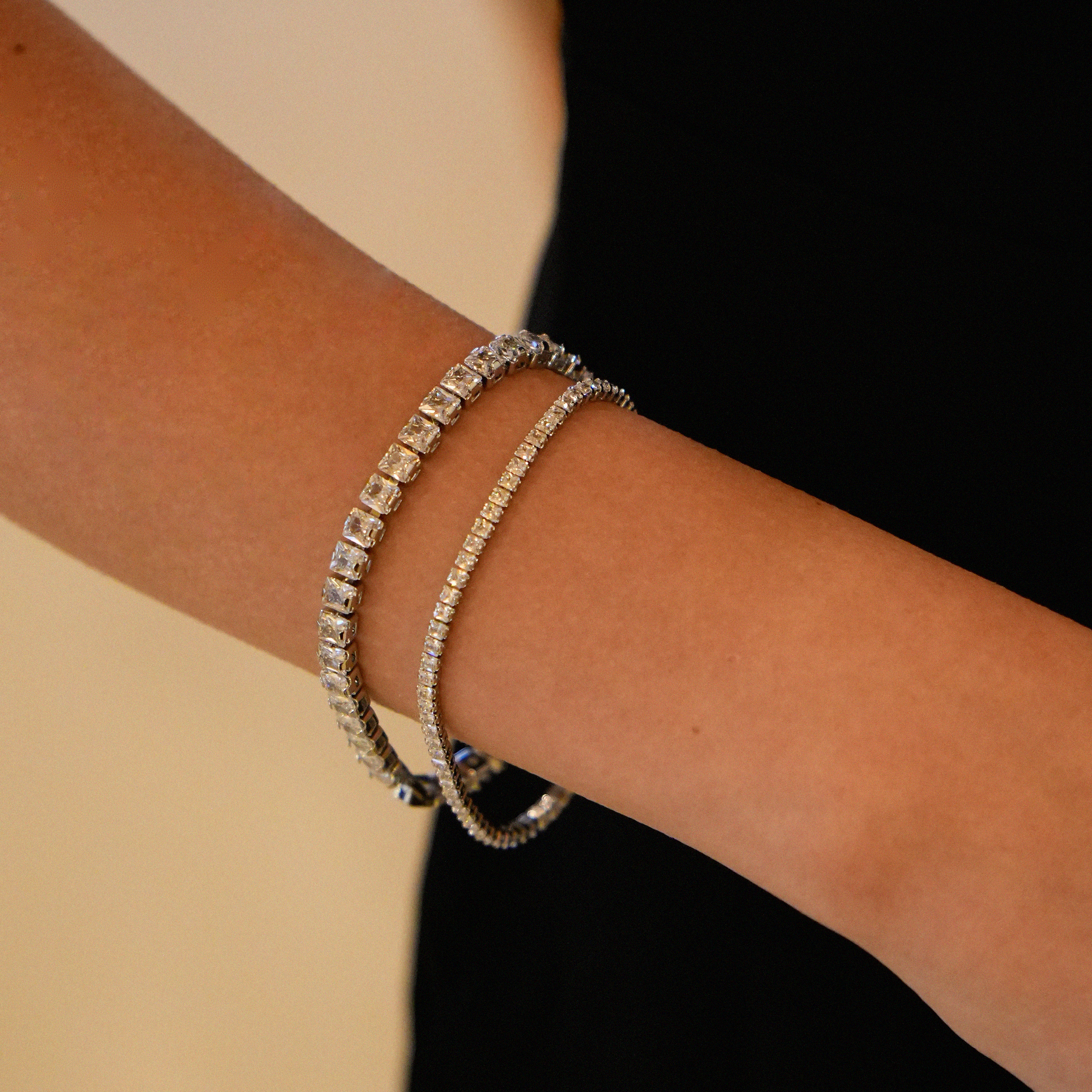 4MM | Princess Cut Tennis Bracelet