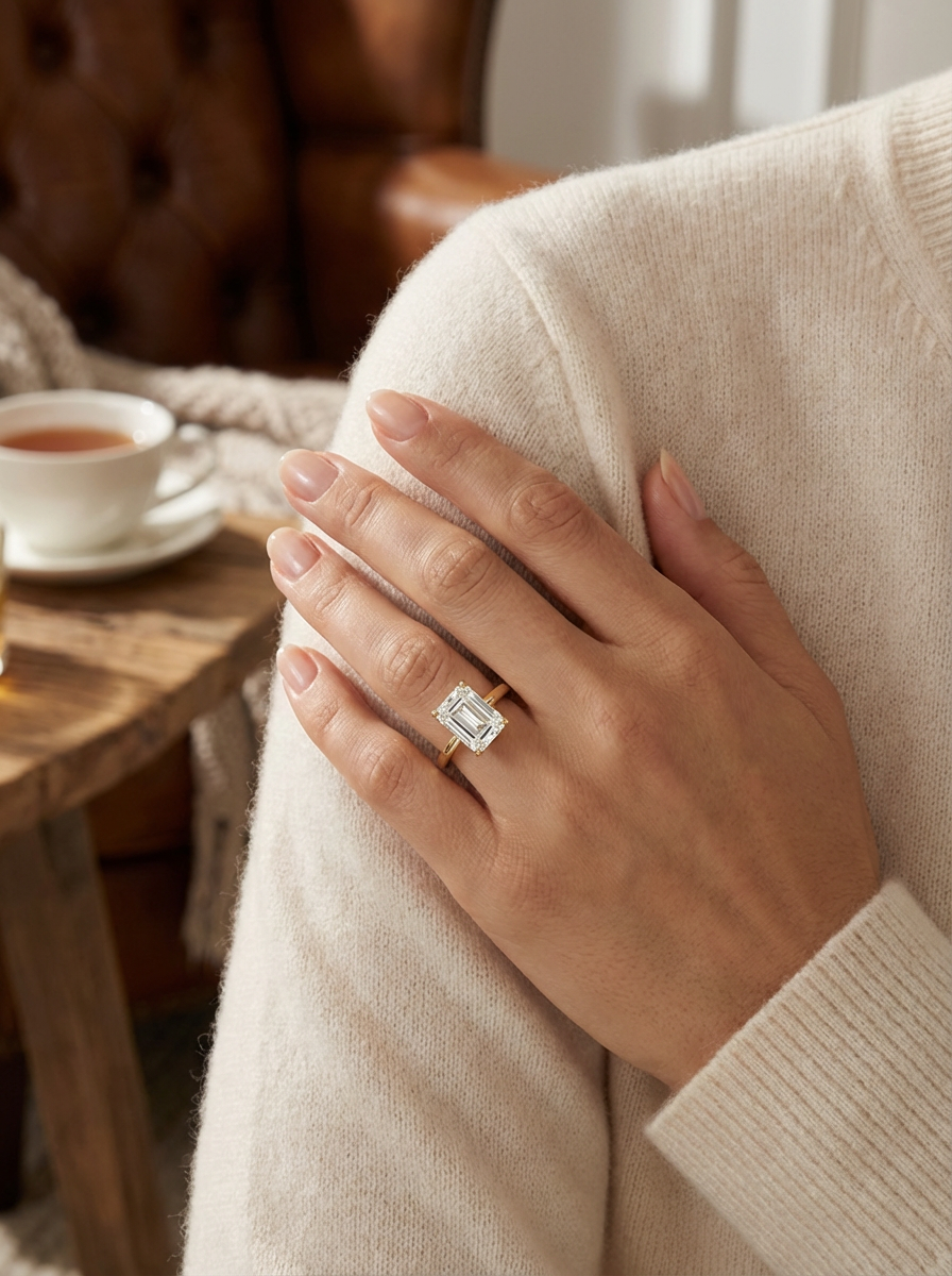 3.7CT | Emerald Cut Ring