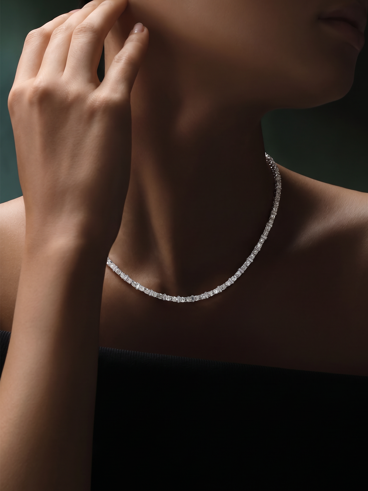 Madeleine Tennis Necklace