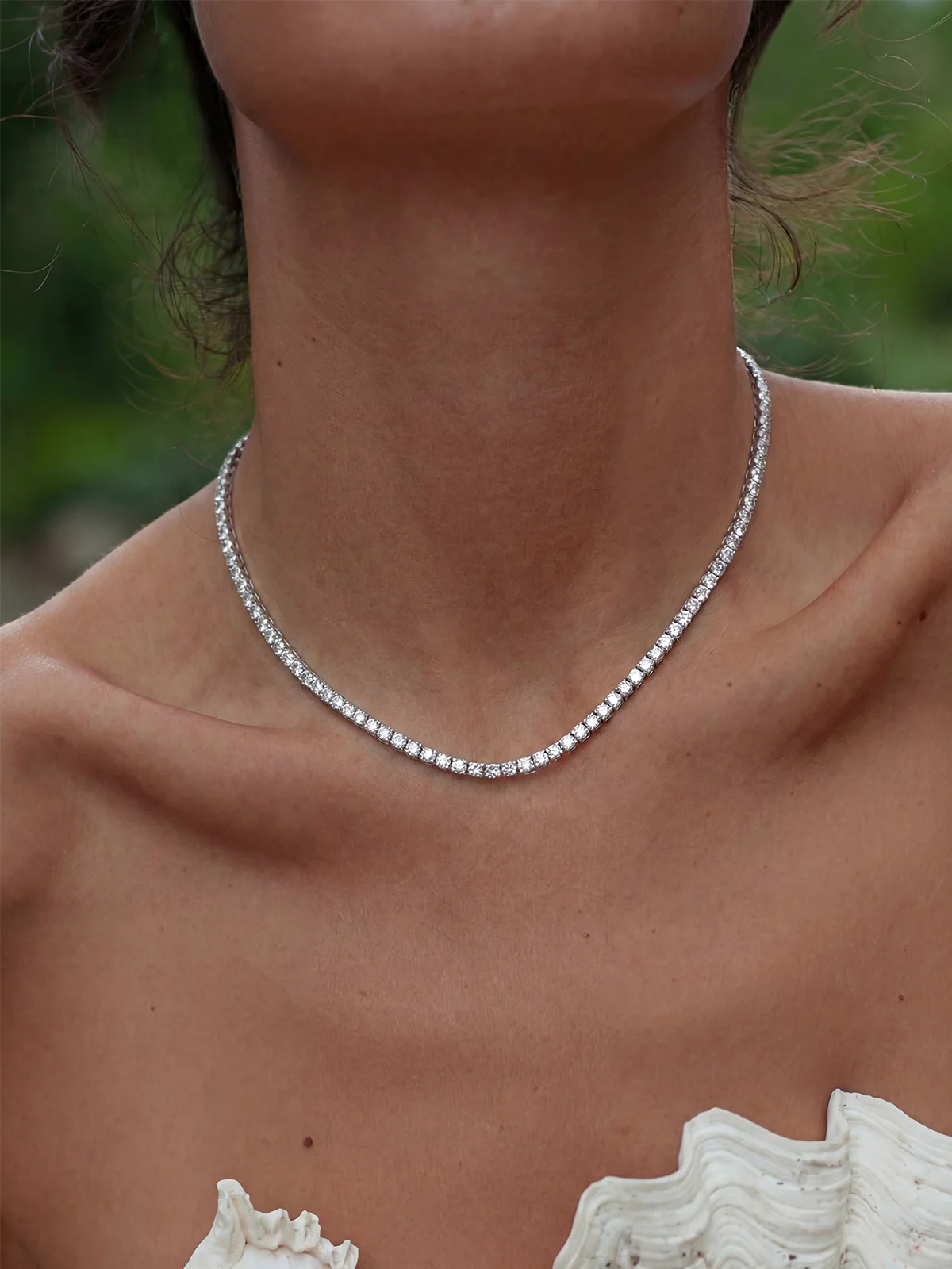 2MM | Choker Tennis Necklace