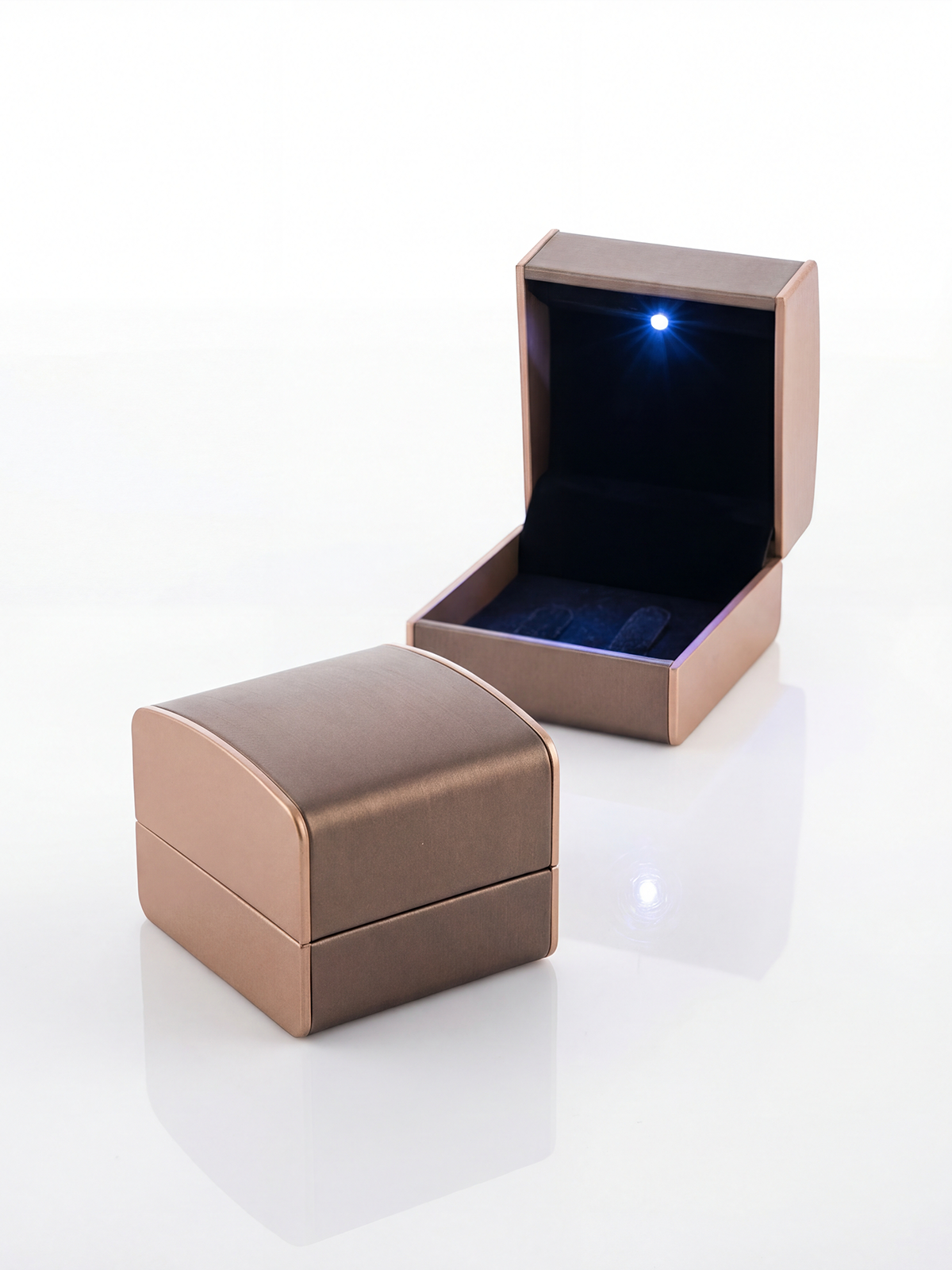 LED Wedding Band Gift Box