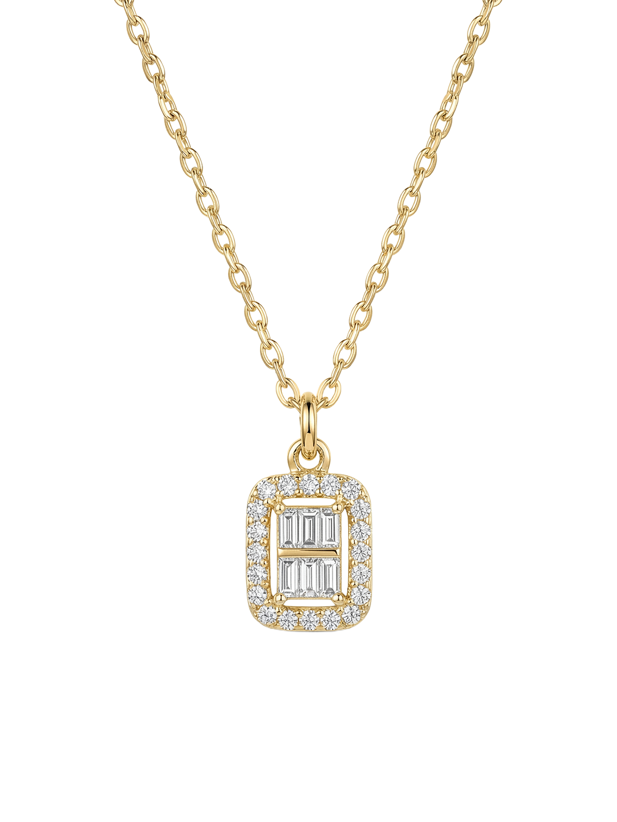 Noor Baguette Necklace