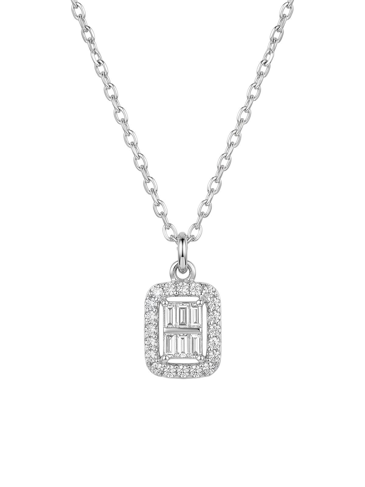 Noor Baguette Necklace