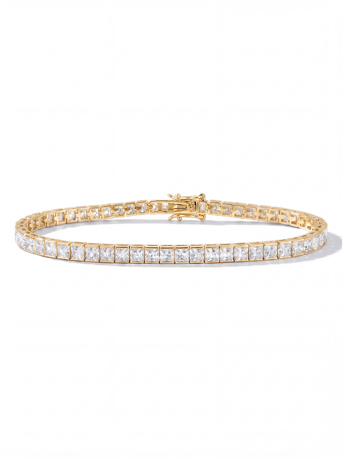 Princess Cut Tennis Bracelet