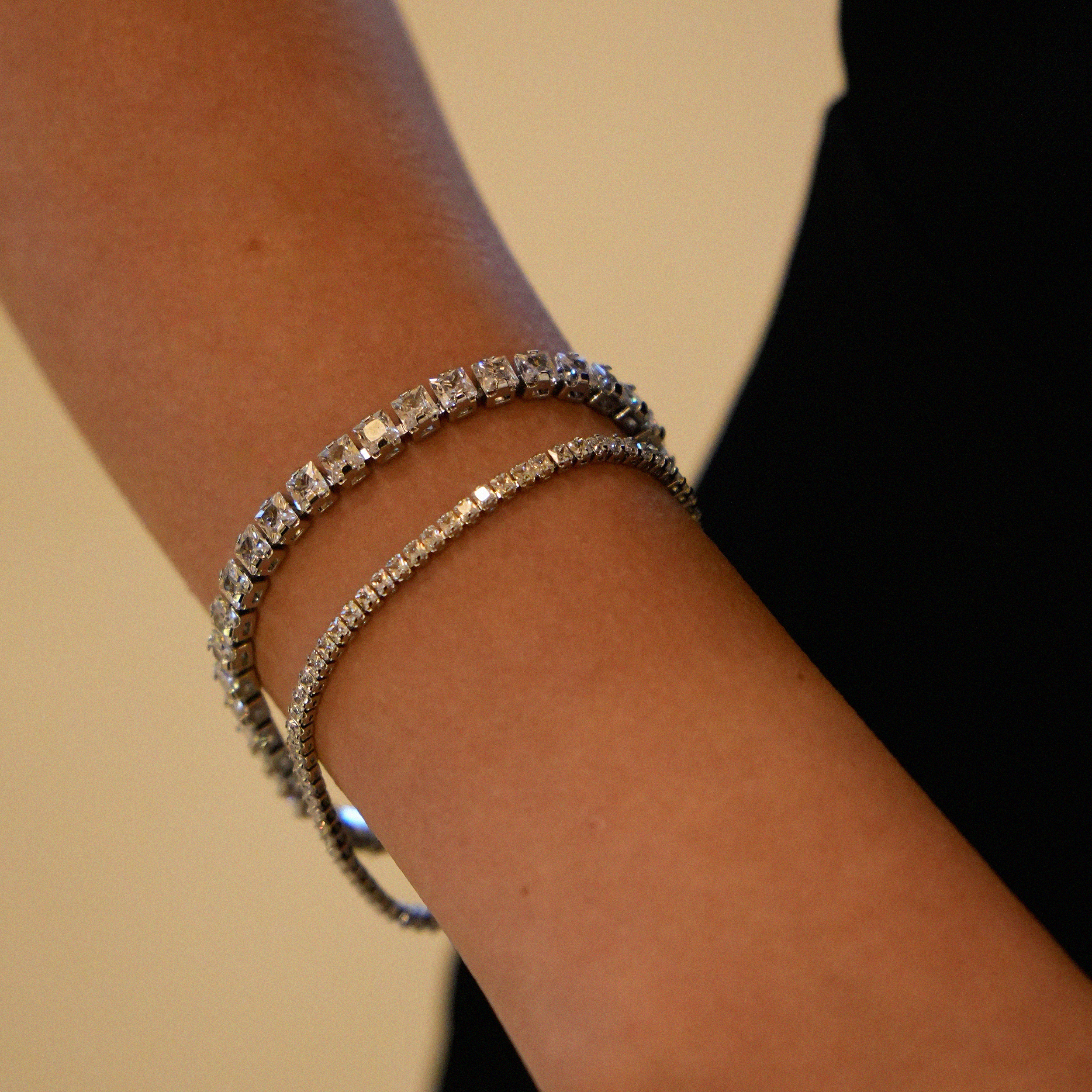 4MM | Princess Cut Tennis Bracelet