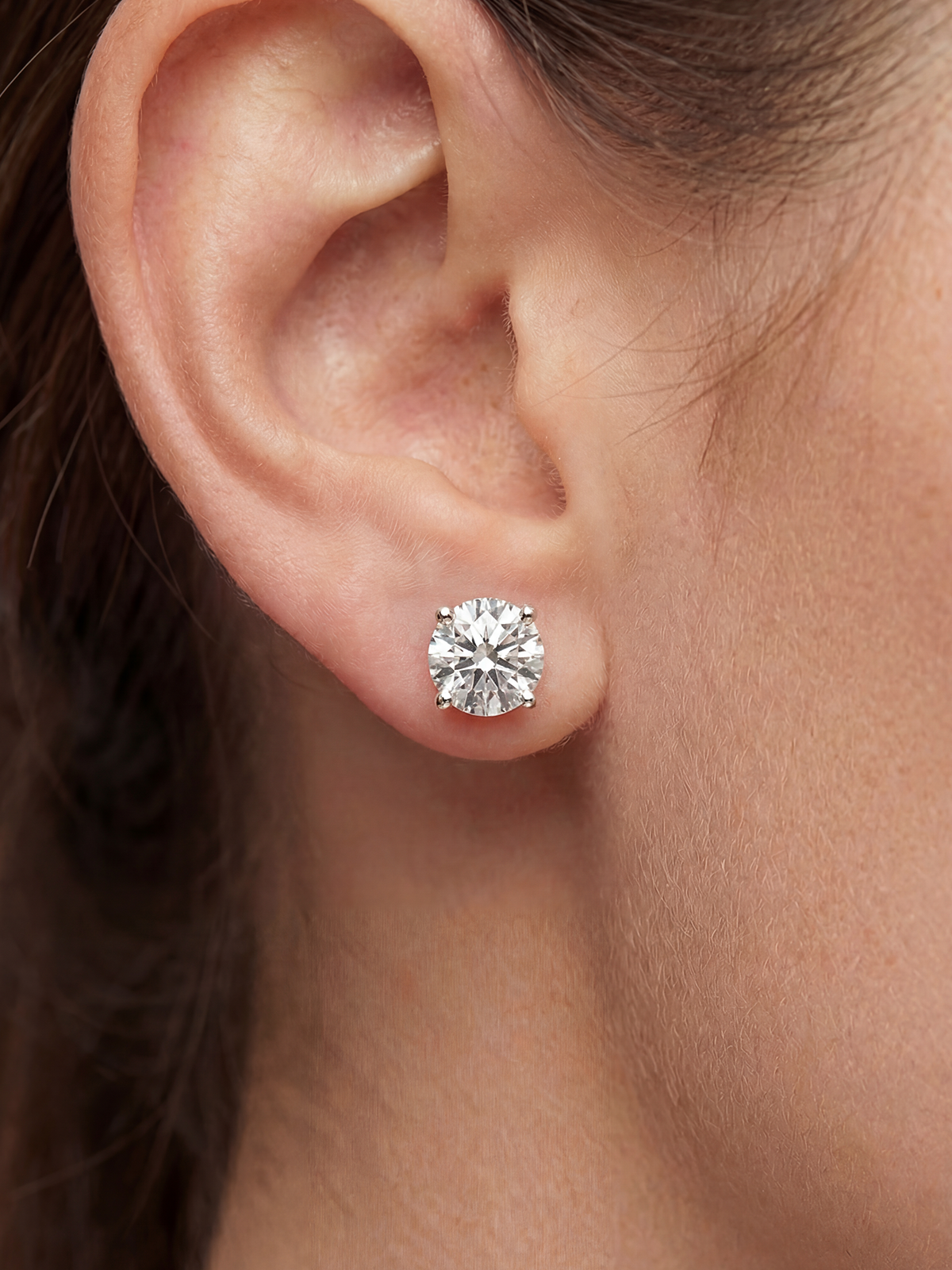 6MM | Round Cut Earrings