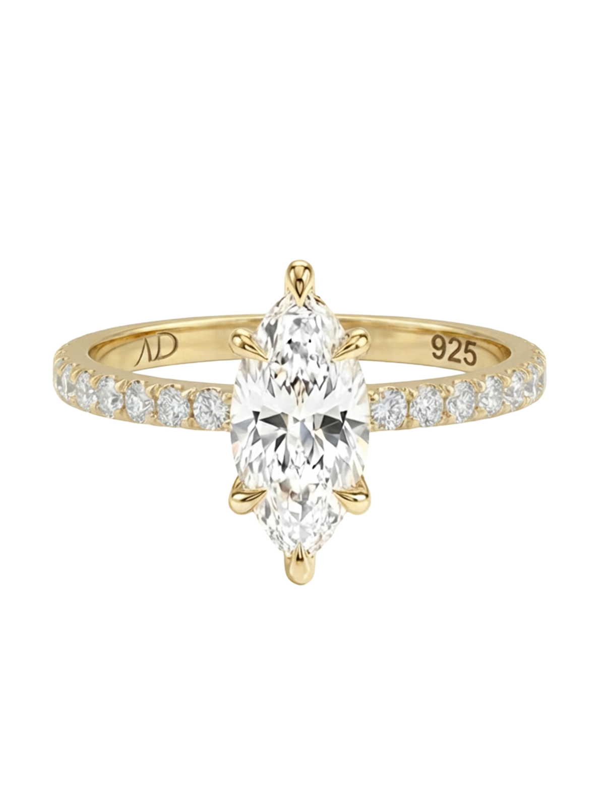 1.4CT | Marquise Cut Style Stone-Set Ring