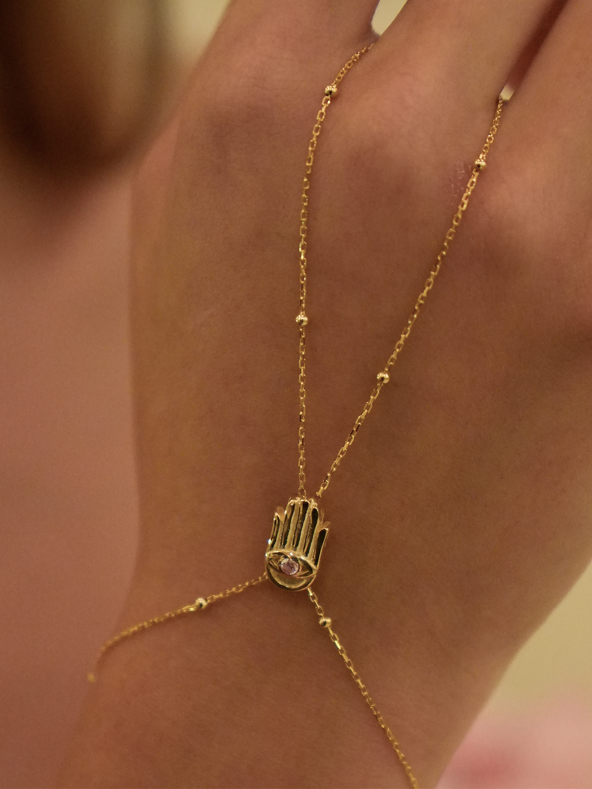 Nysa Hand Chain Bracelet