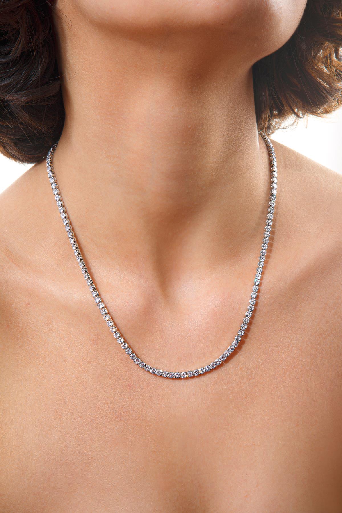3MM | Tennis Necklace
