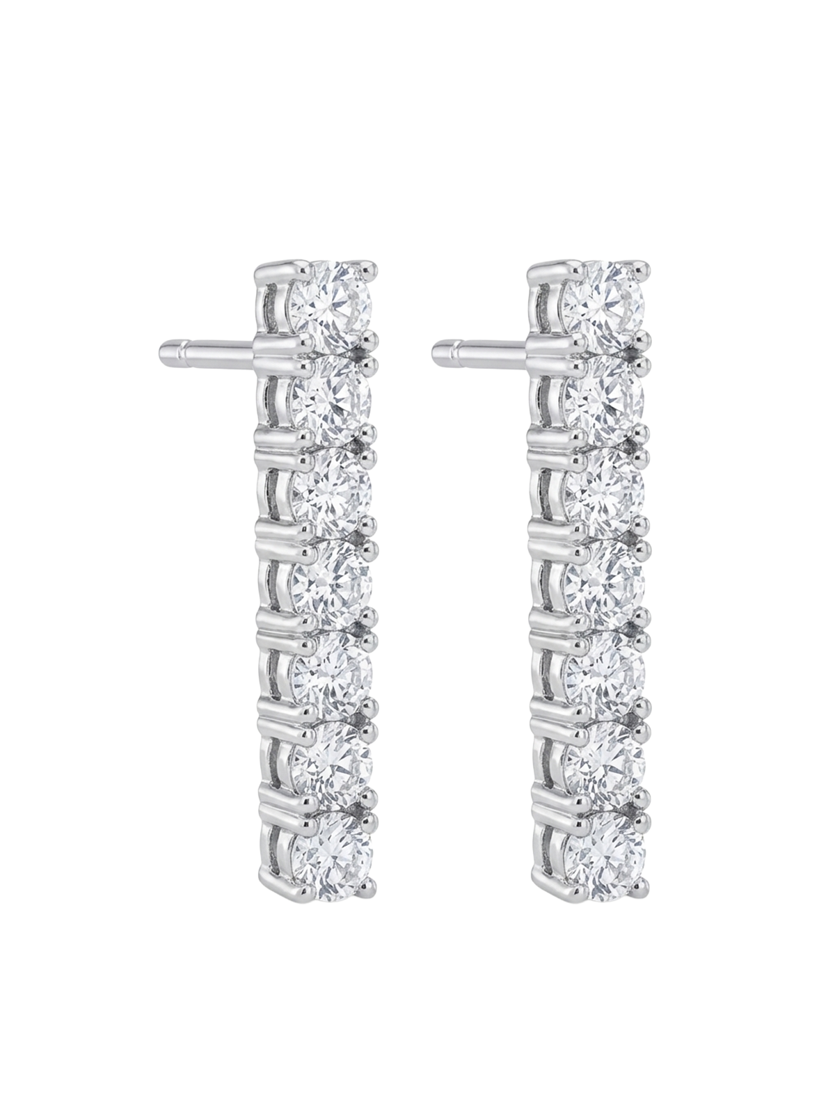 4MM | Cast Tennis Earrings