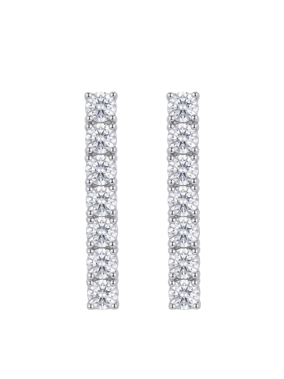 4MM | Cast Tennis Earrings