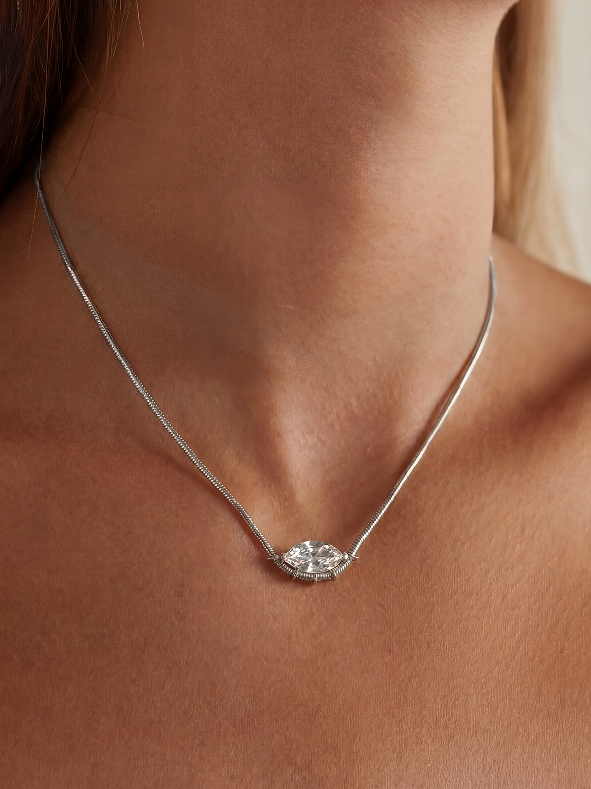 Mira Marquise Necklace