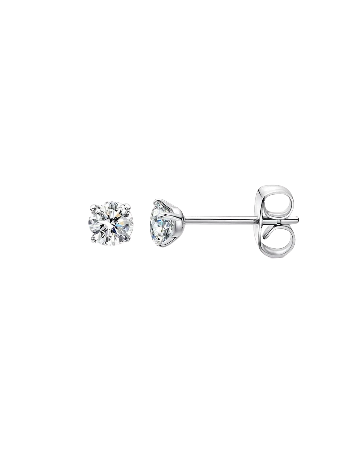 4MM | Round Cut Earrings