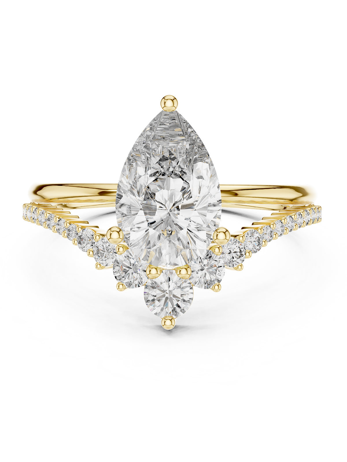 2CT | Pear Cut Alina Eternity Ring